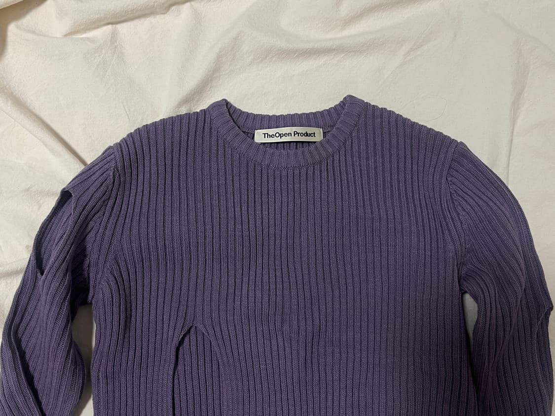 더오픈프로덕트 컷아웃 니트 상품이미지4