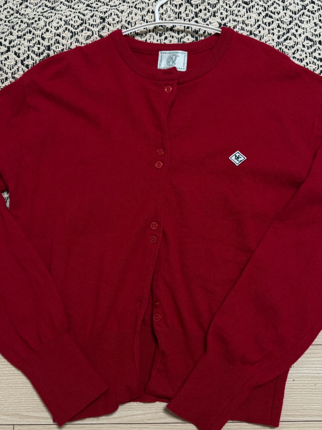 노컨텐츠 캐시미어 울 버튼 가디건 상품이미지2