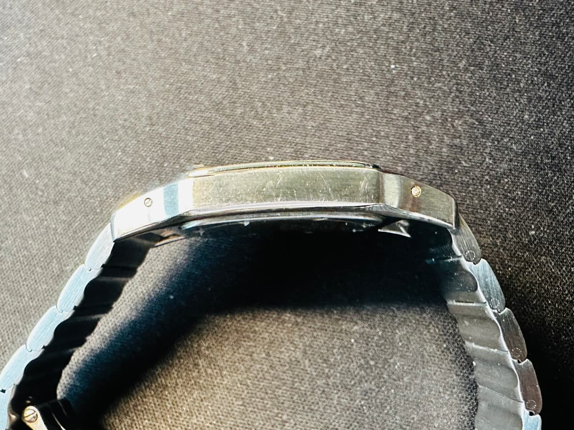 까르띠에 산토스 갈베 블루 다이얼 29mm 쿼츠 시계 판매 상품이미지6