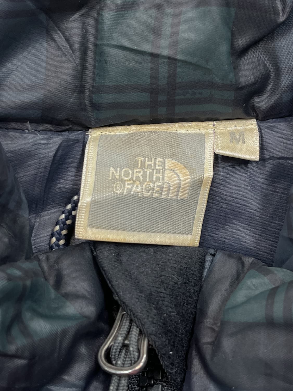 노스페이스 블랙워치 체크 다운 베스트 상품이미지5