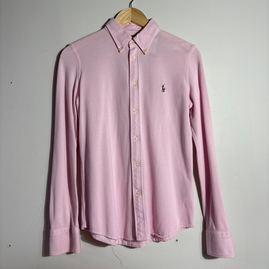 폴로 랄프로렌 핑크 버튼다운 코튼 셔츠 (무료배송) 상품이미지1