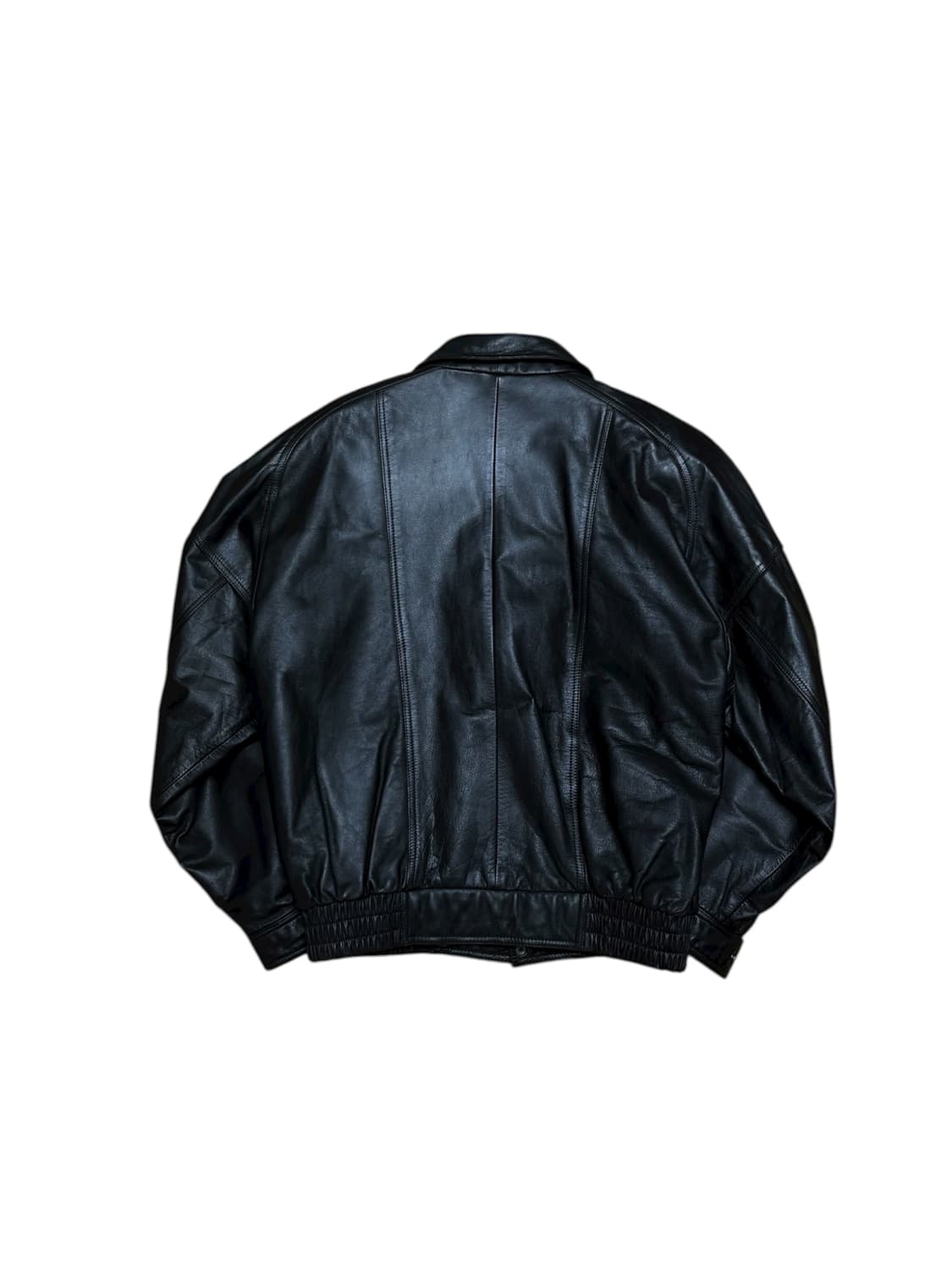 Leather Bomber Jacket 상품이미지2