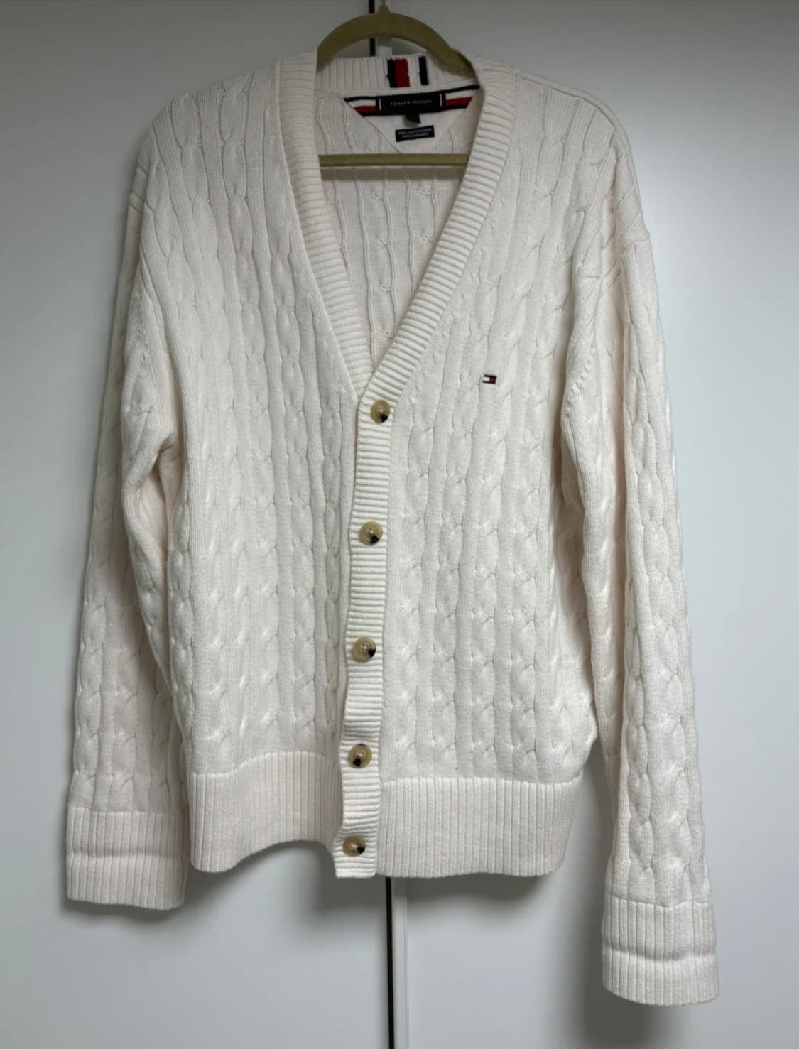 타미힐피거 꽈배기 가디건 상품이미지1