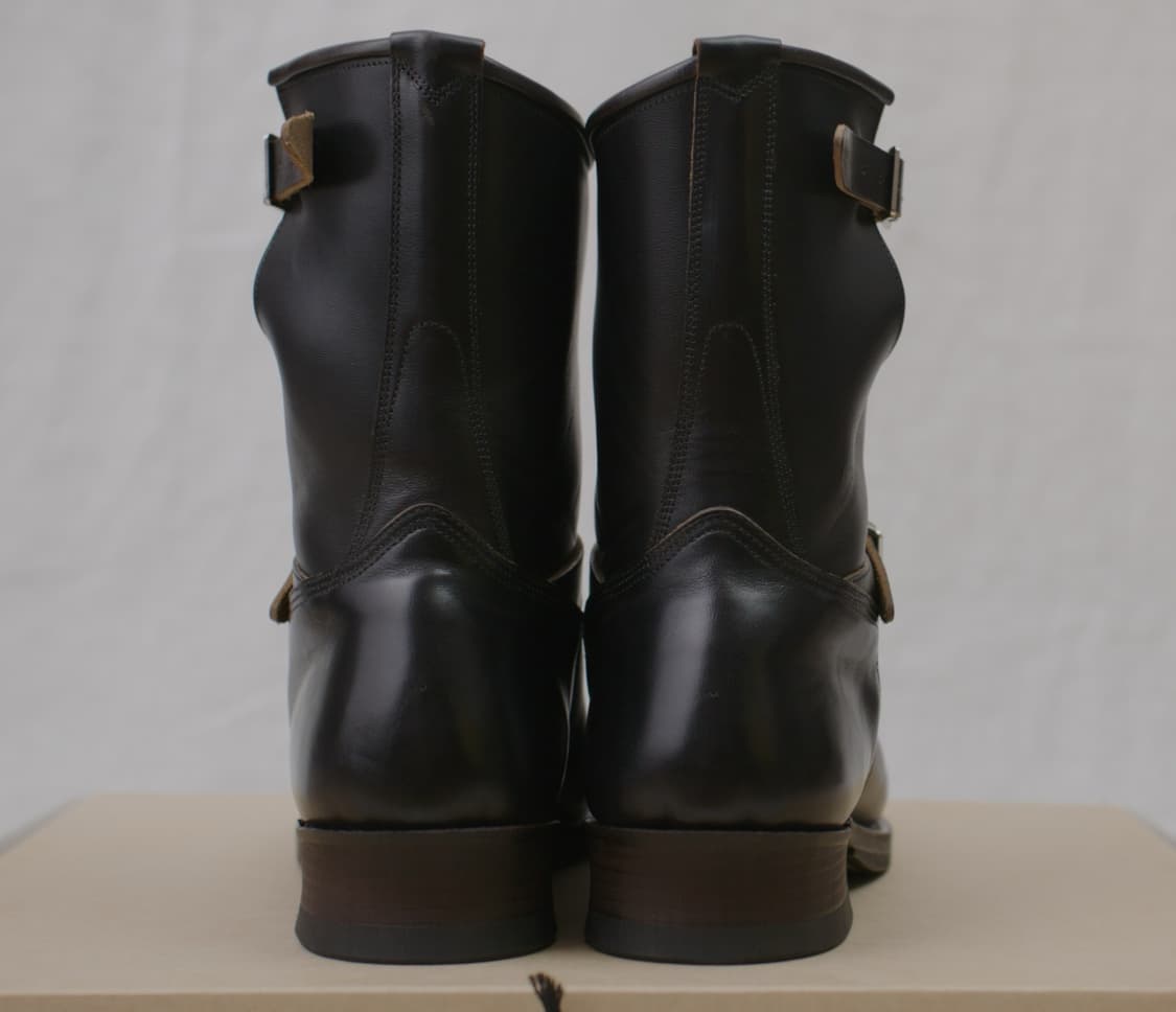 올드조 엔지니어 부츠 홀스벗 블랙 차심 8.5 상품이미지2