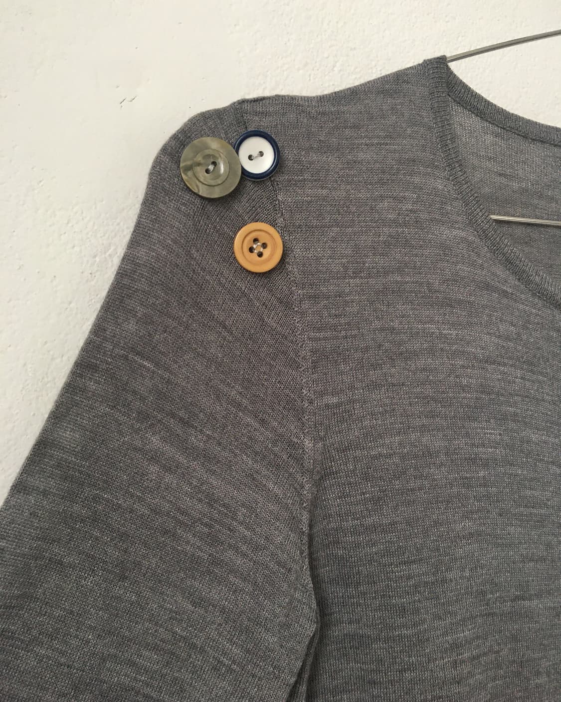 Lace trimming knit cardigan 상품이미지7