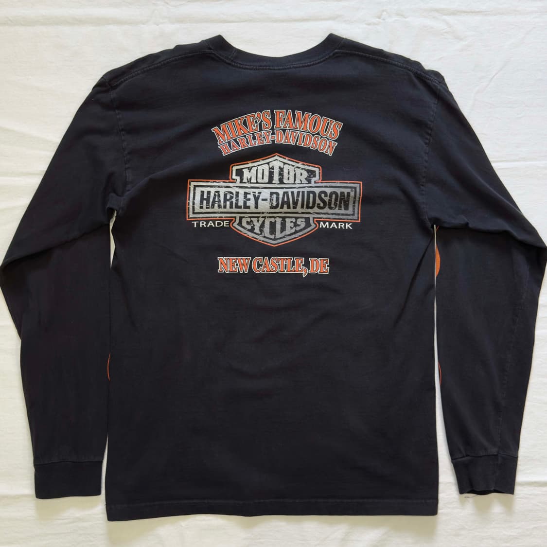 00s 할리데이비슨 플레임 롱슬리브 긴팔 티셔츠 USA 상품이미지7