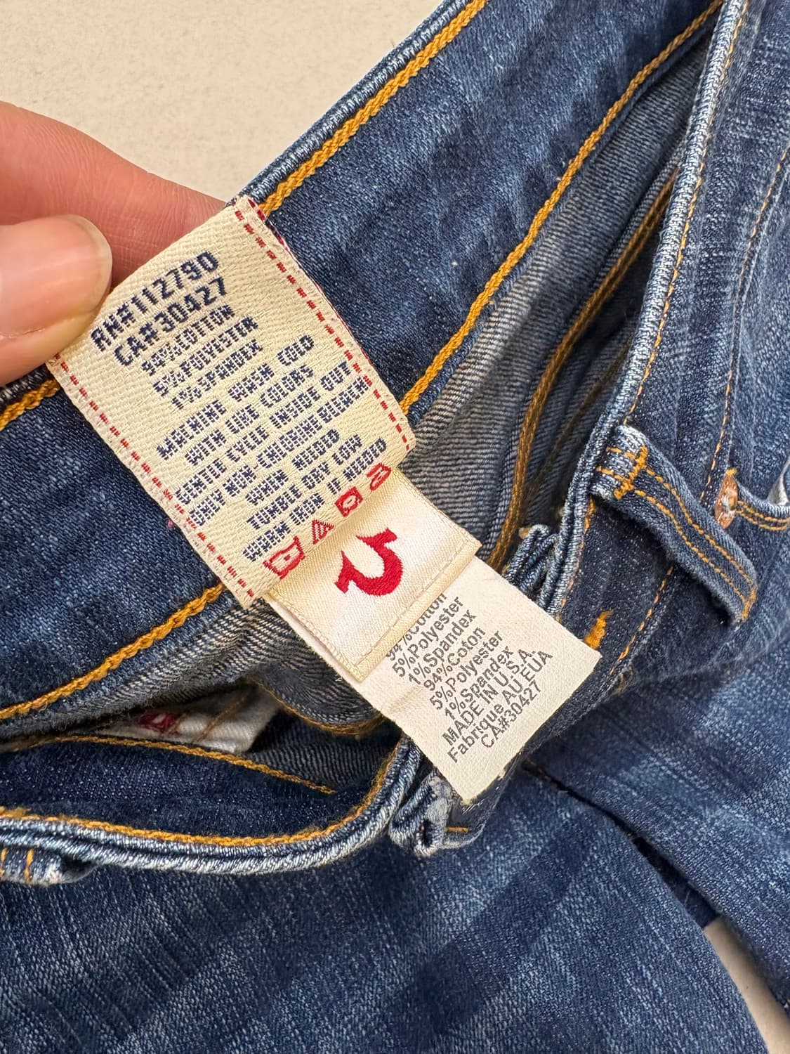 트루릴리전 부츠컷 데님 상품이미지6