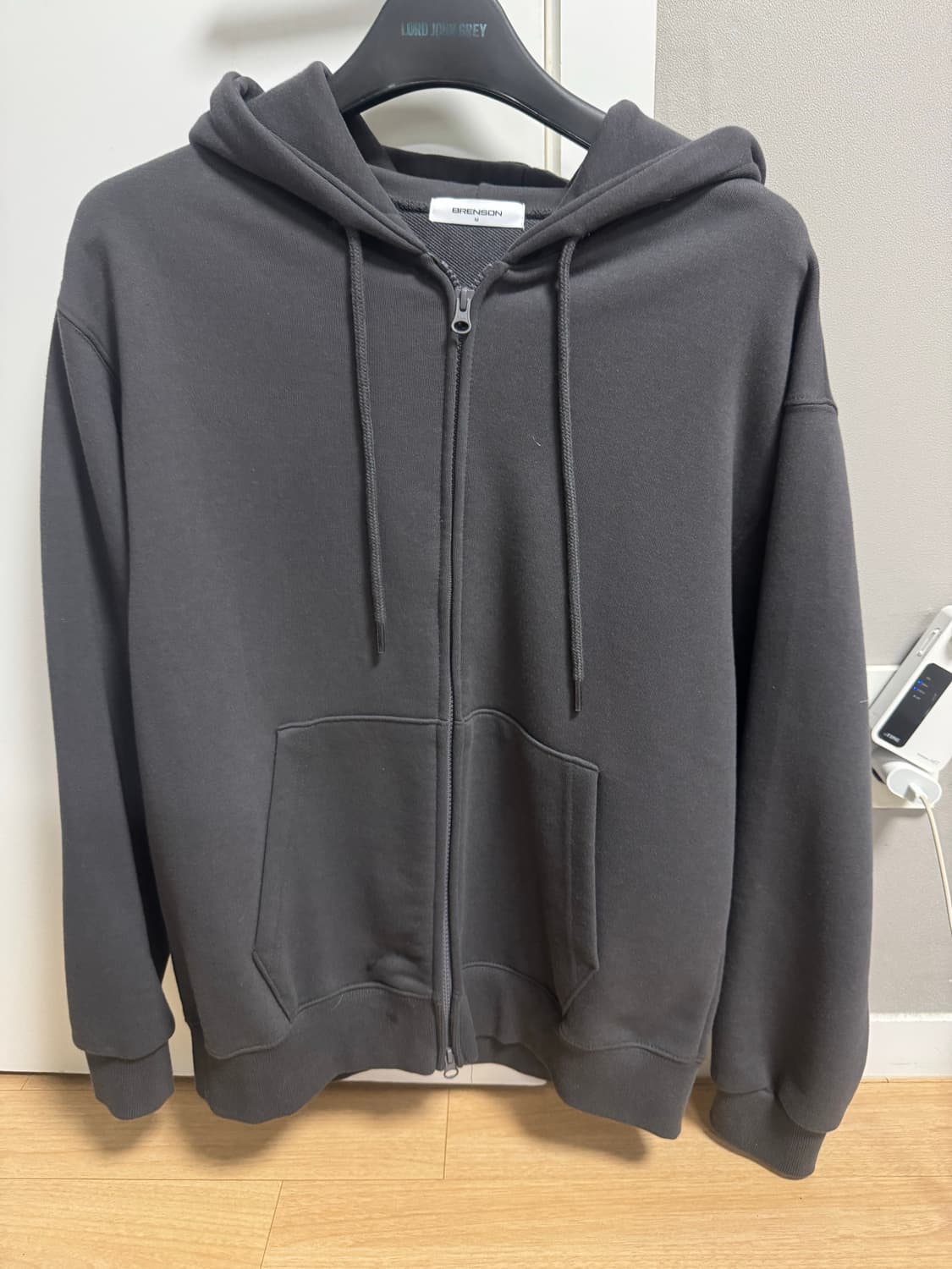 브렌슨 챠콜그레이 후드집업 m 95 상품이미지4