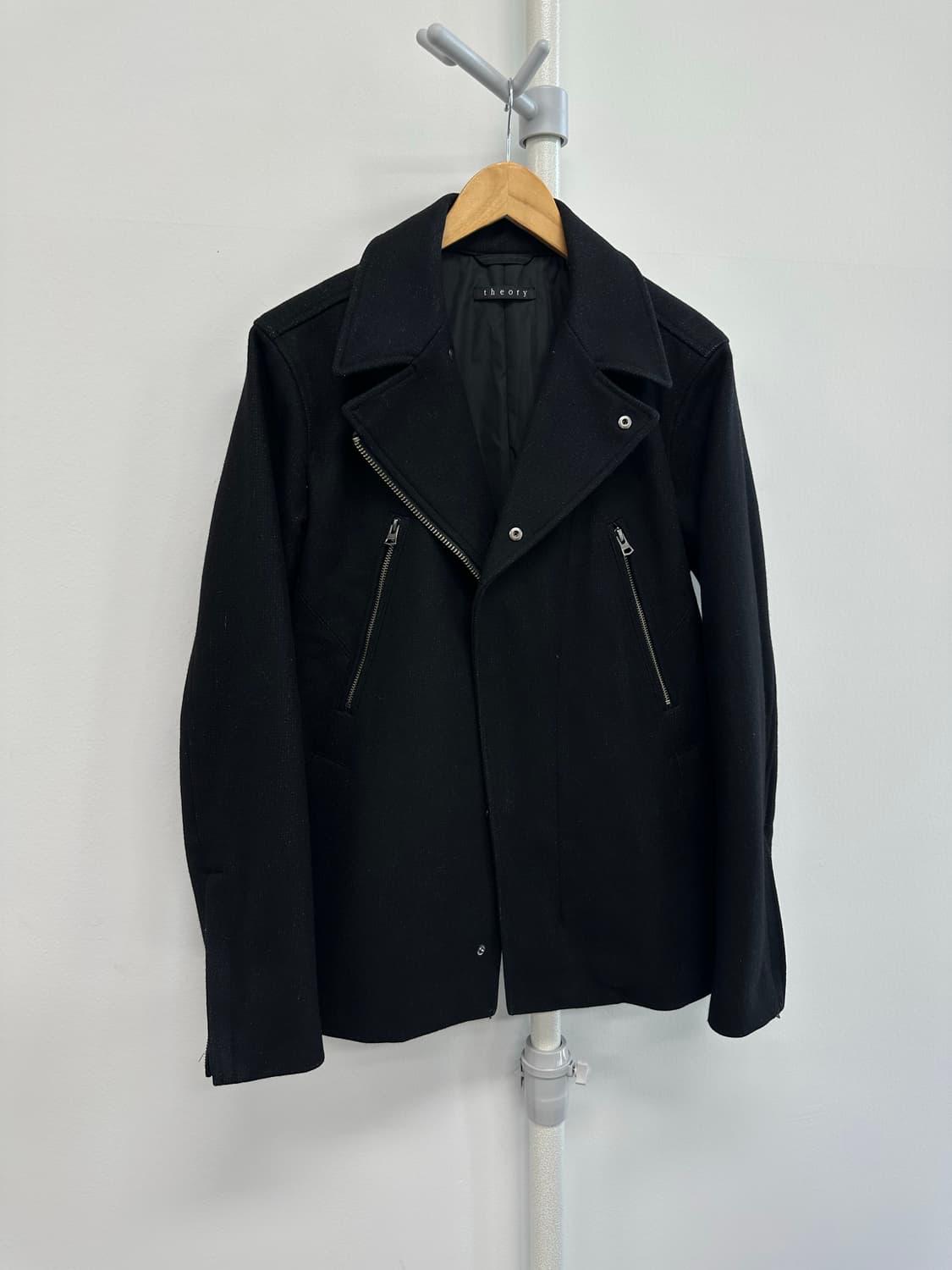 띠어리 버진울 라이더 자켓 상품이미지1