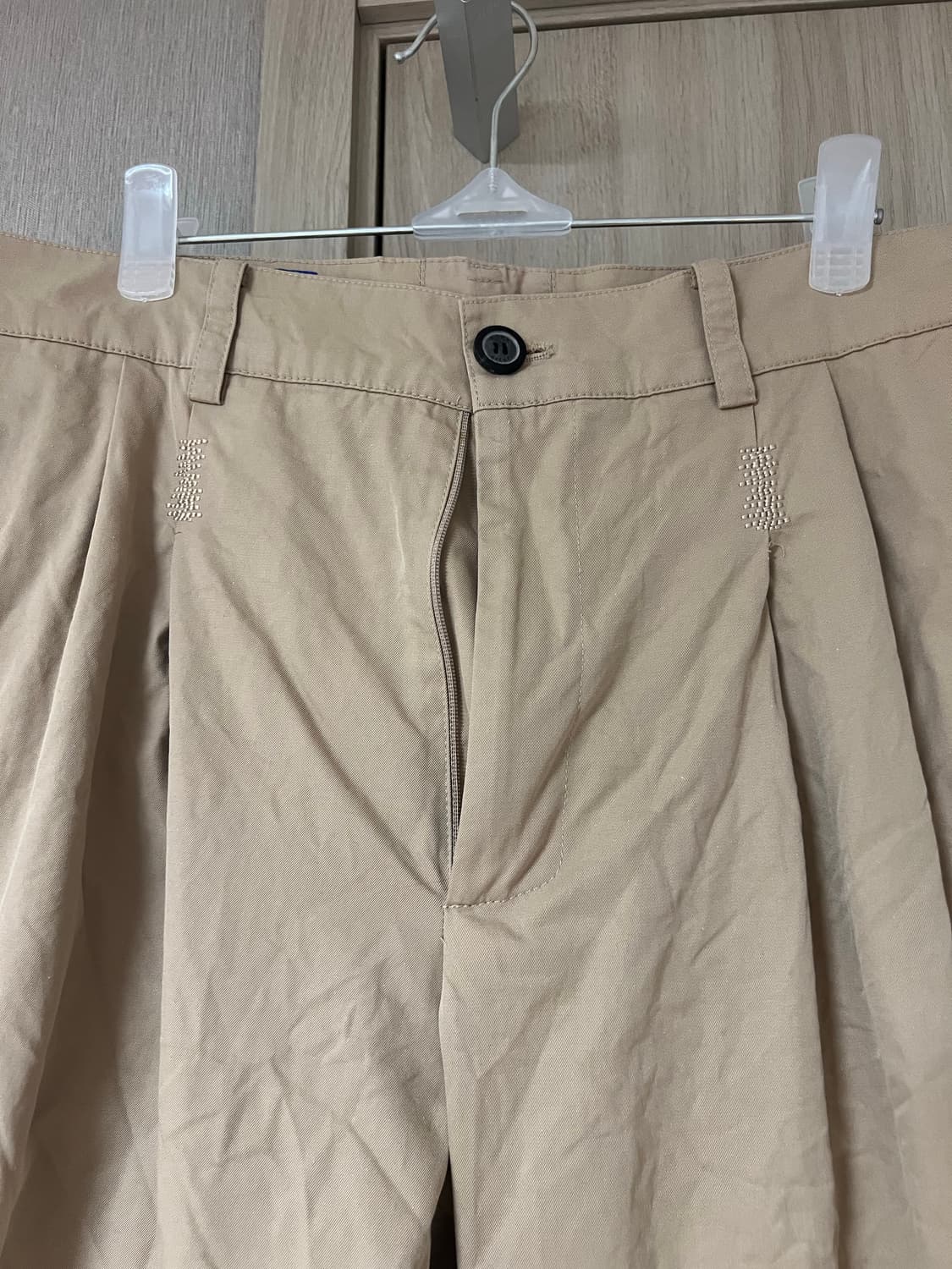 [3] 아더에러 18ss 투턱 코튼 팬츠 베이지 상품이미지4