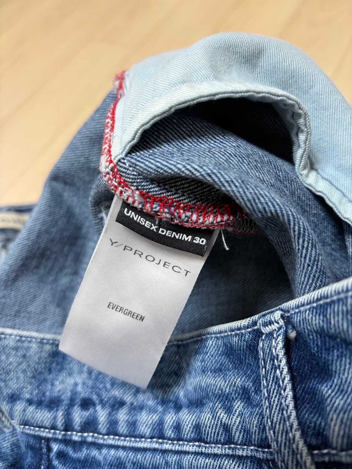 y/project 비대칭 데님 상품이미지5