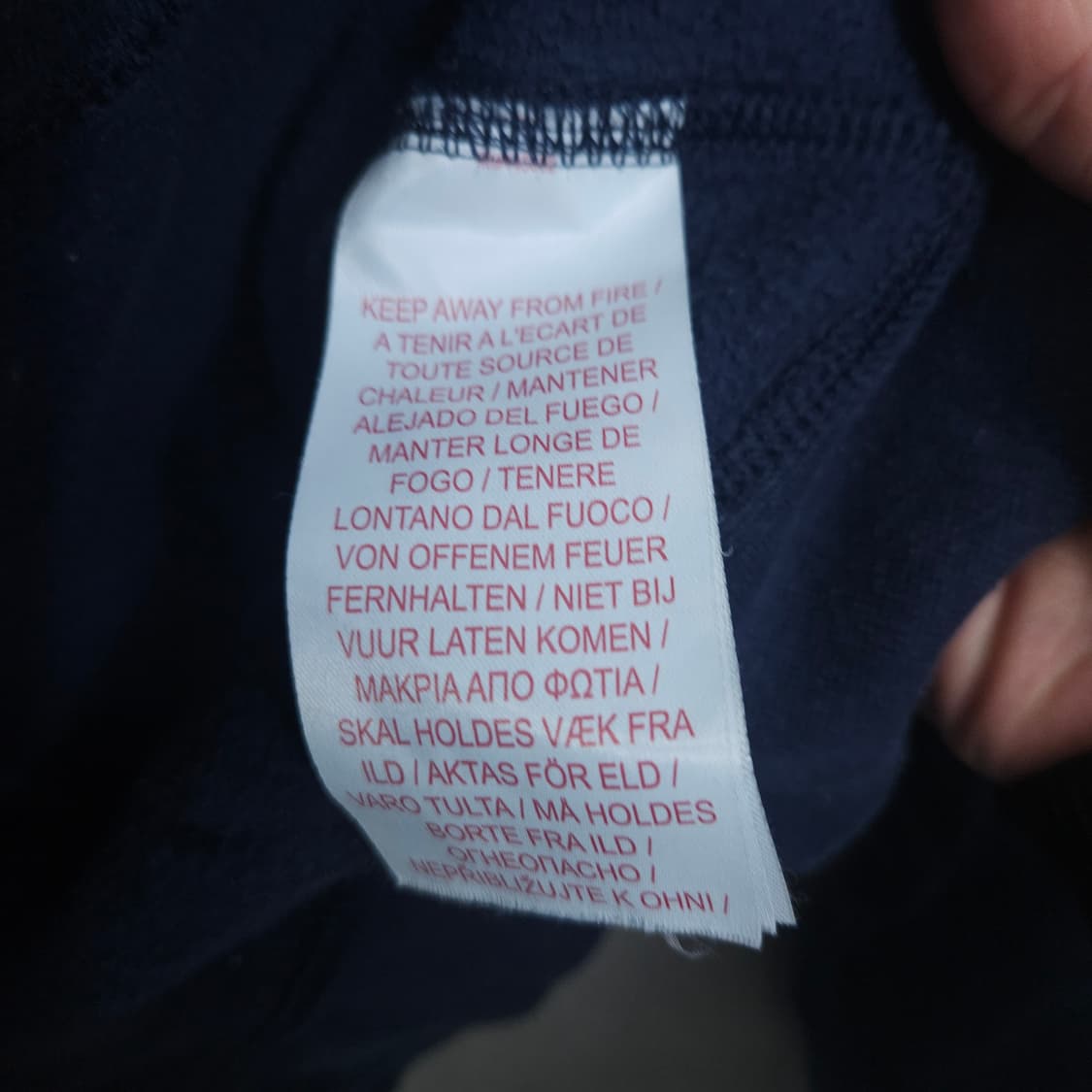 나이키 스우시 후드 집업 네이비 상품이미지5