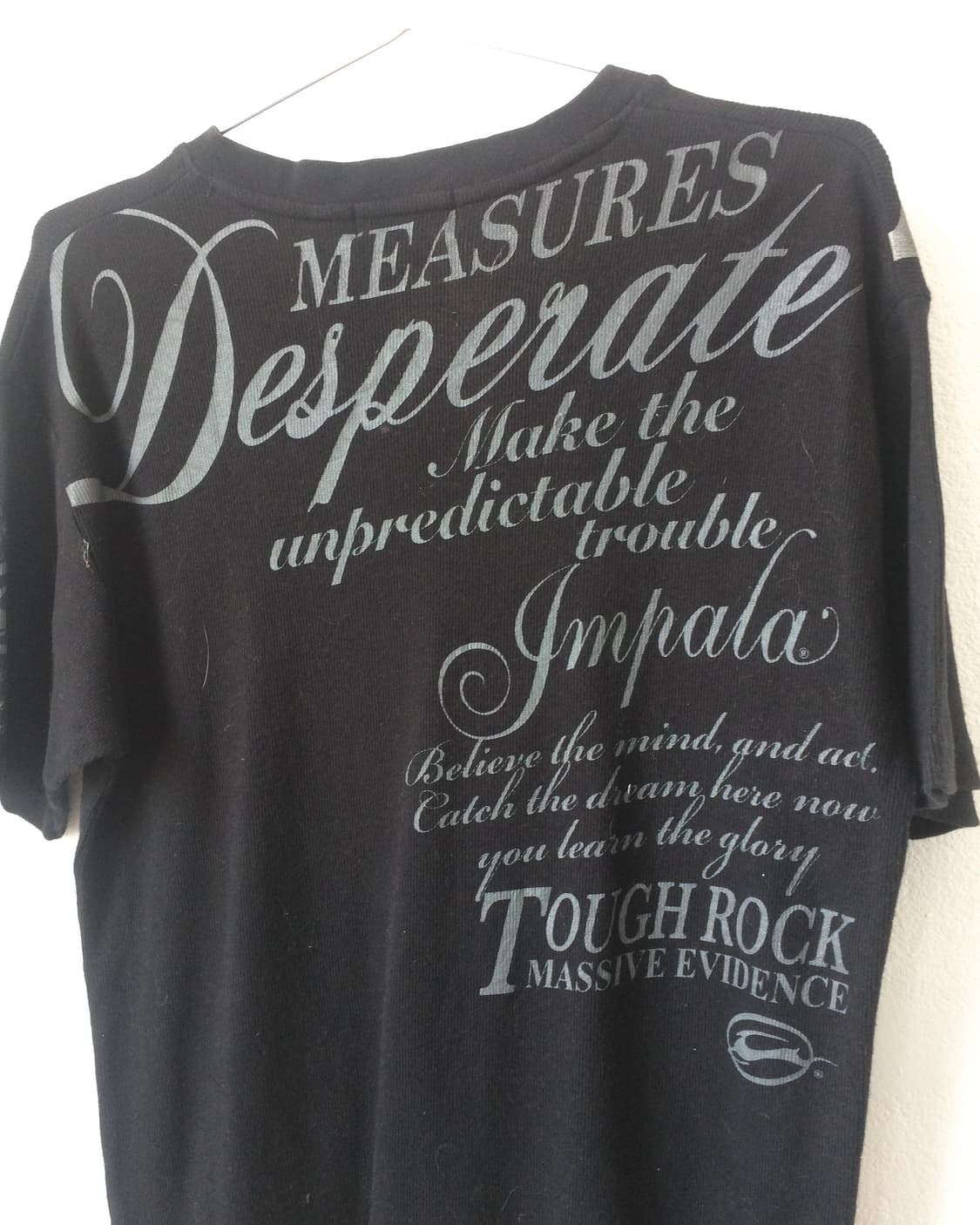 Lettering printing ribbed t shrit 상품이미지5