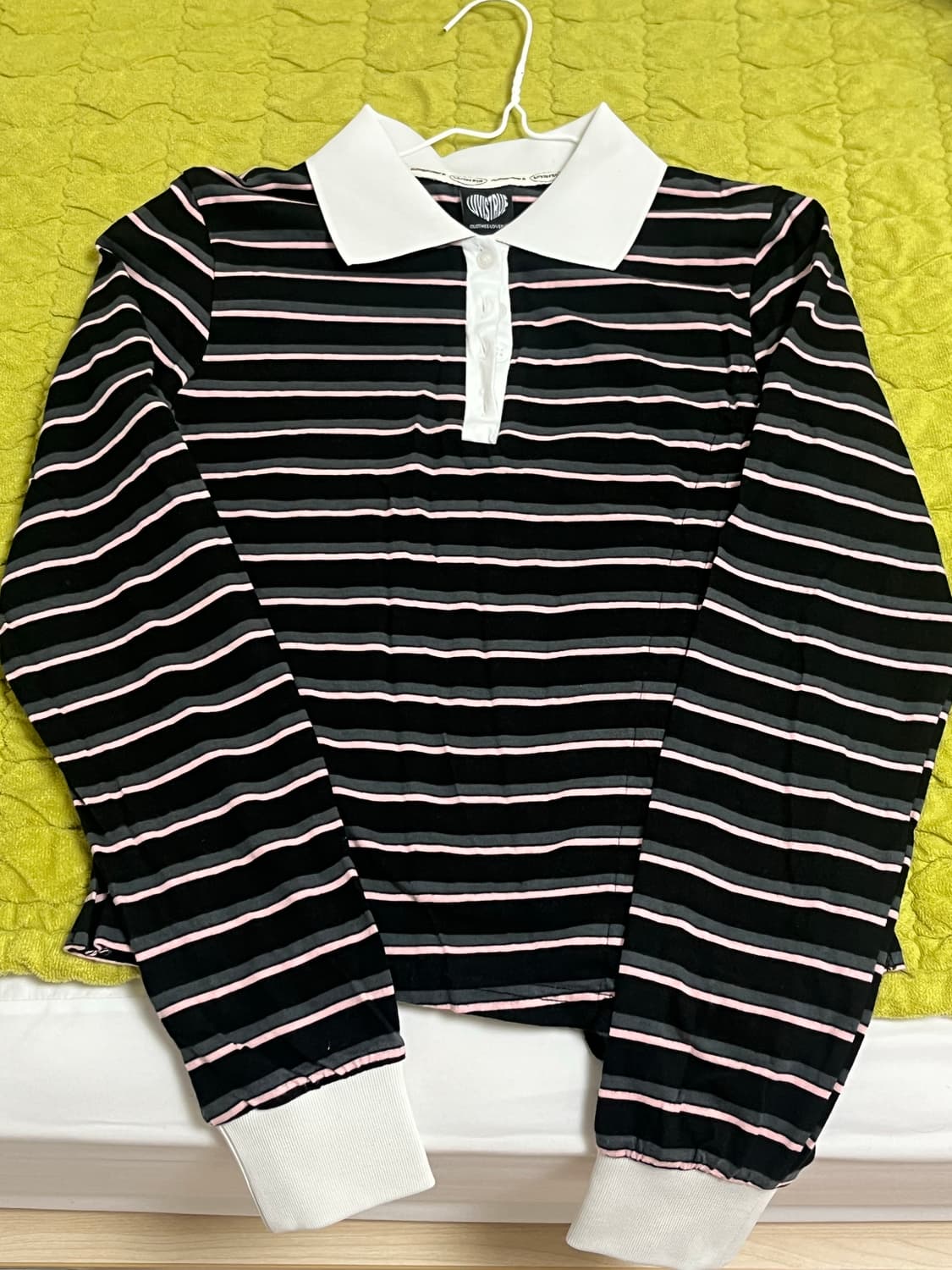 러브이즈트루 IM STRING RUGBY TEE(BLACK) 상품이미지5