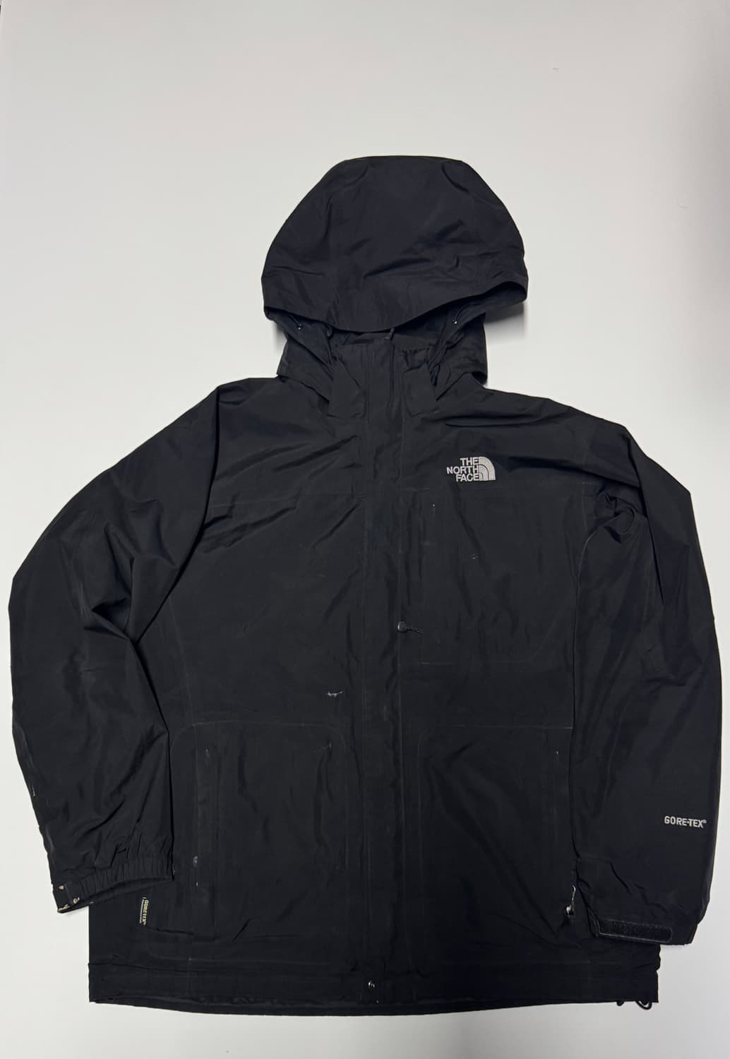 노스페이스 고어텍스 바람막이 오버핏 자켓 L 블랙 상품이미지1