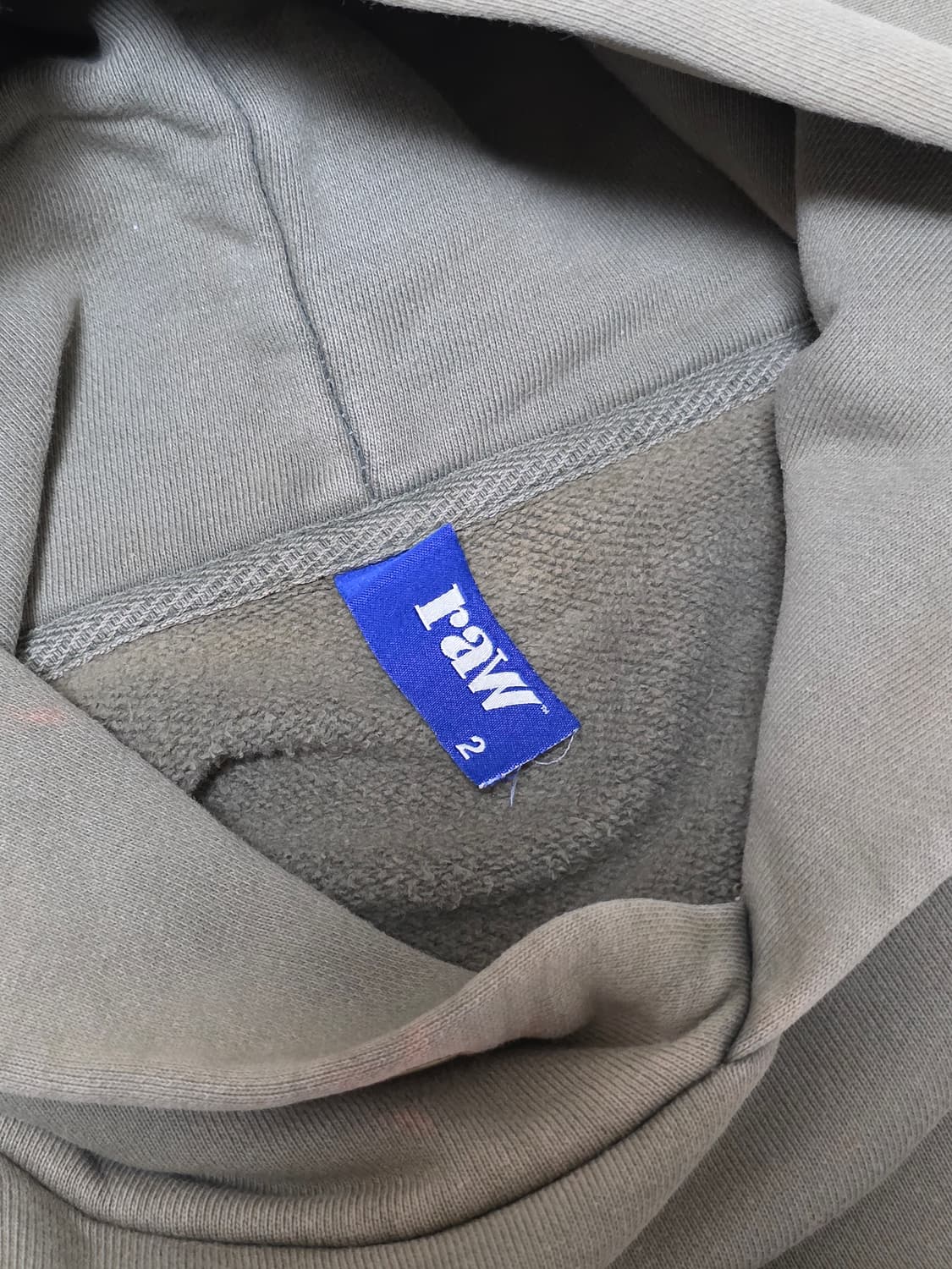 블라인드파일즈 후드 올리브 2사이즈 상품이미지3