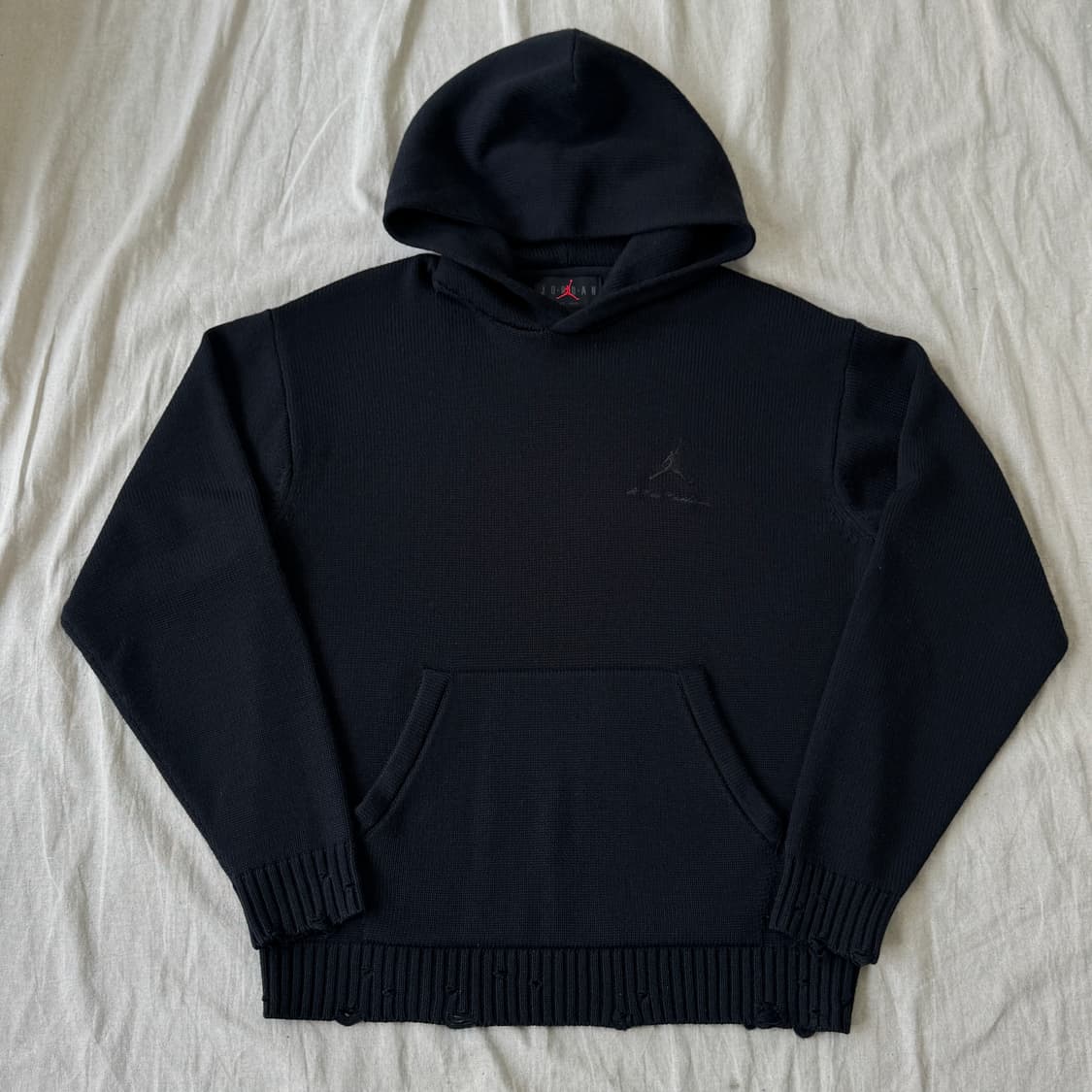 조던x아 마 마니에르 데미지 니트 후드 M(105) 상품이미지1