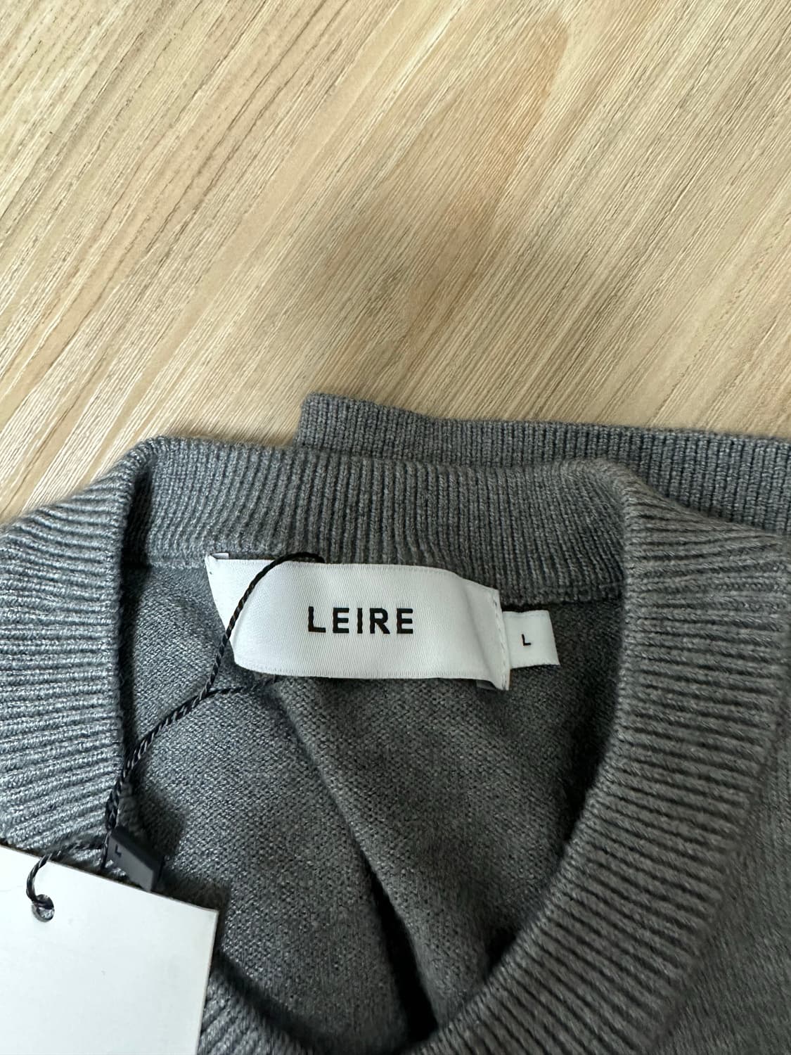 르아르 에브리데이 라운드 니트 가디건 그레이 상품이미지3