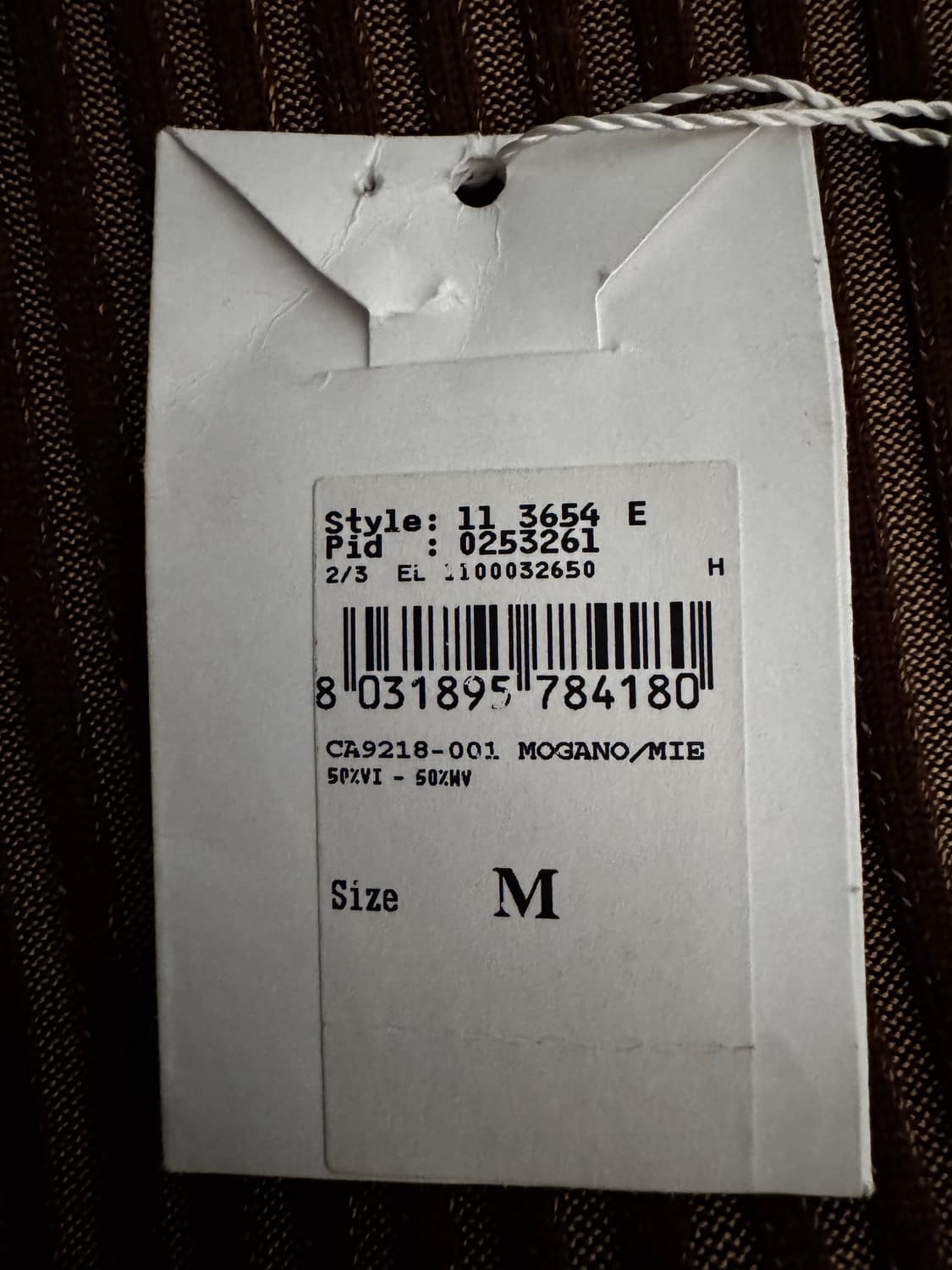 살바토레 페레가모 초코브라운 골지 니트 상품이미지6