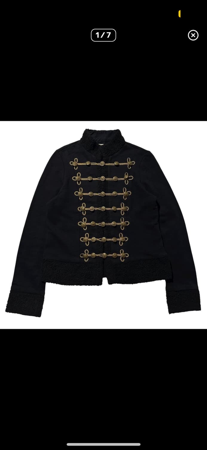 데님 앤 서플라이 랄프로렌 밀리터리 금장 버튼 자켓 상품이미지1