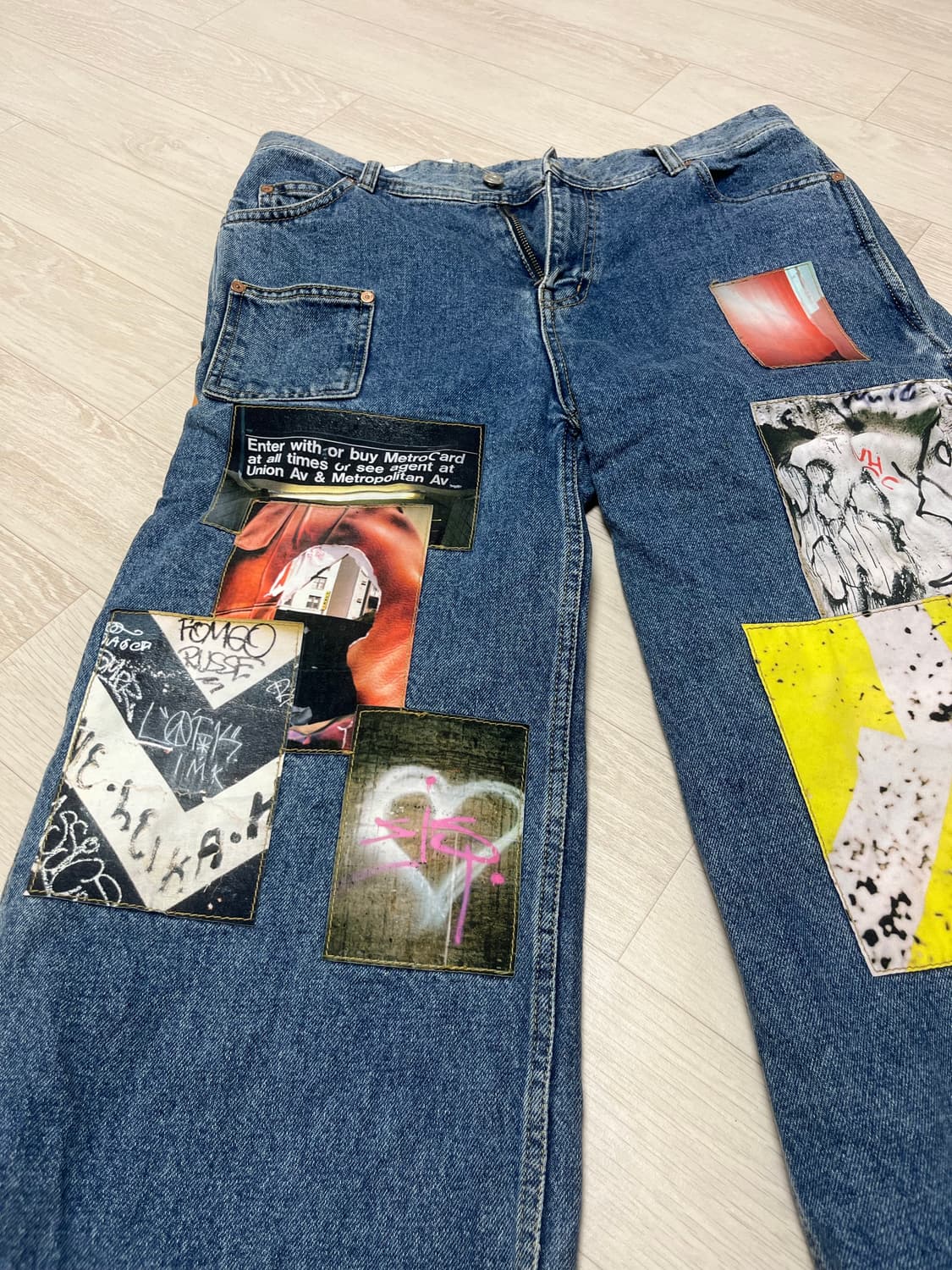 앤더슨벨 Andersson Bell 패치 데님 청바지 팬츠 상품이미지2