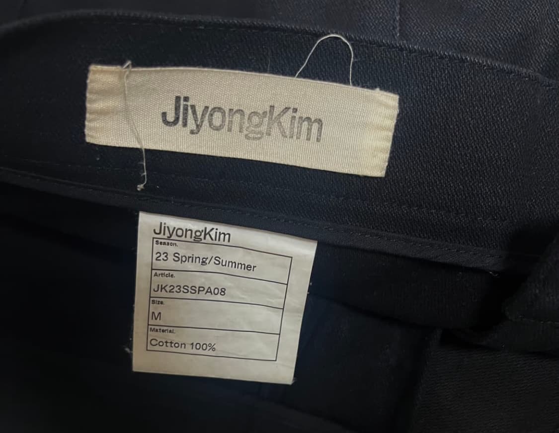 (최종가격) jiyongkim 지용킴 더블니 23ss 상품이미지4