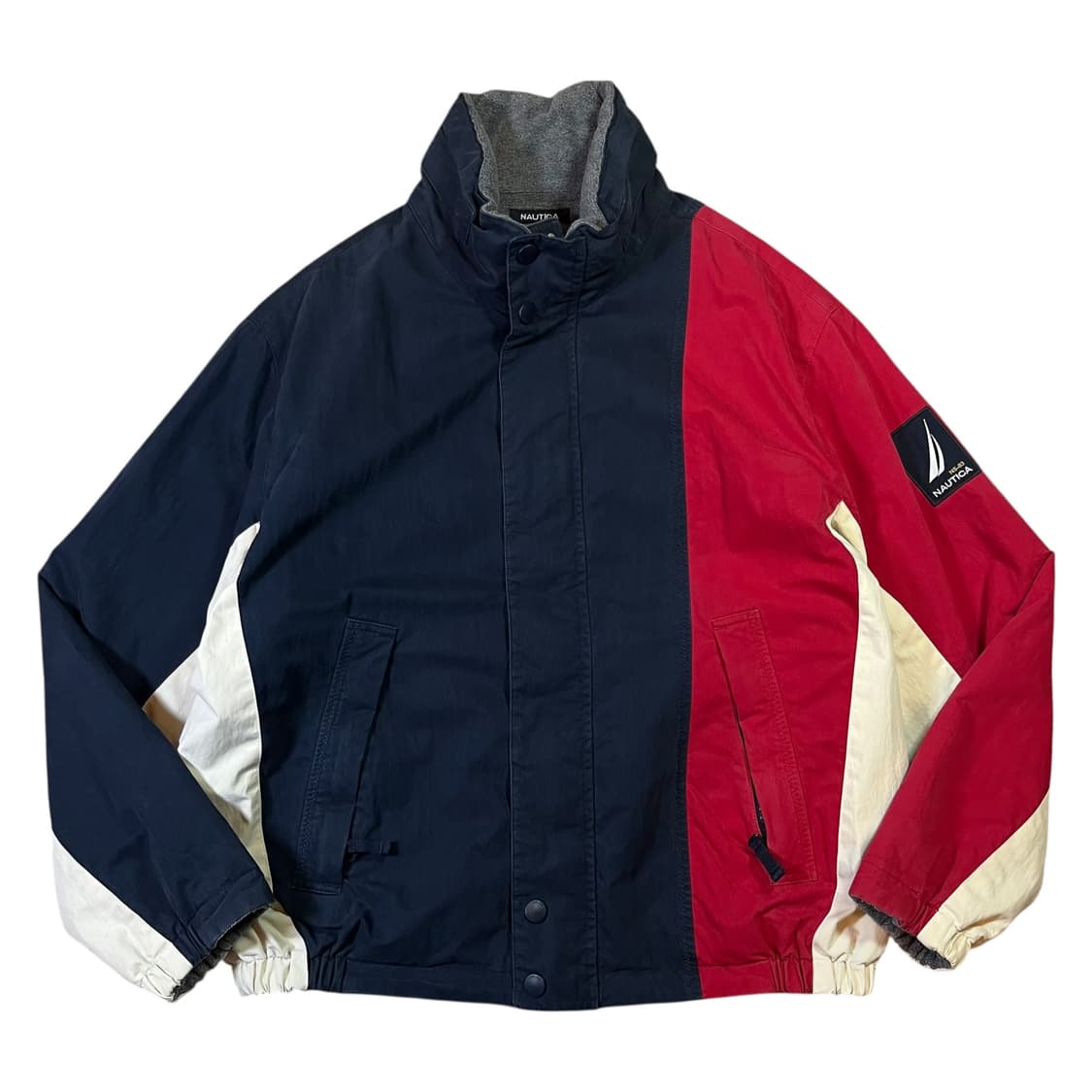 노티카 올드스쿨 배색 리버시블 블루종 상품이미지1