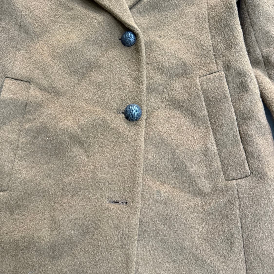 44 시슬리 브라운 싱글 코트 0330T 상품이미지2