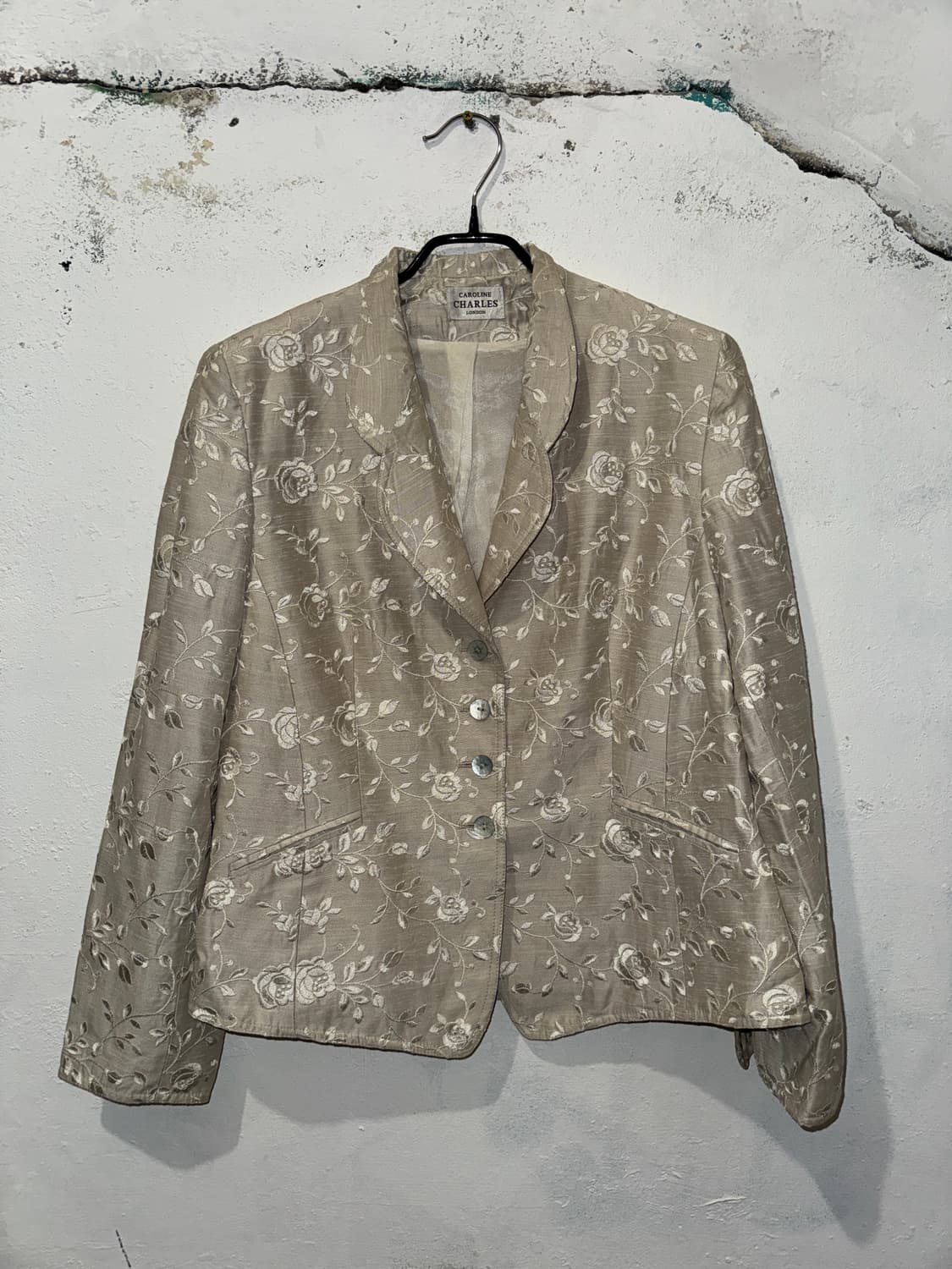 Caroline charles 플라워패턴 자켓 상품이미지1