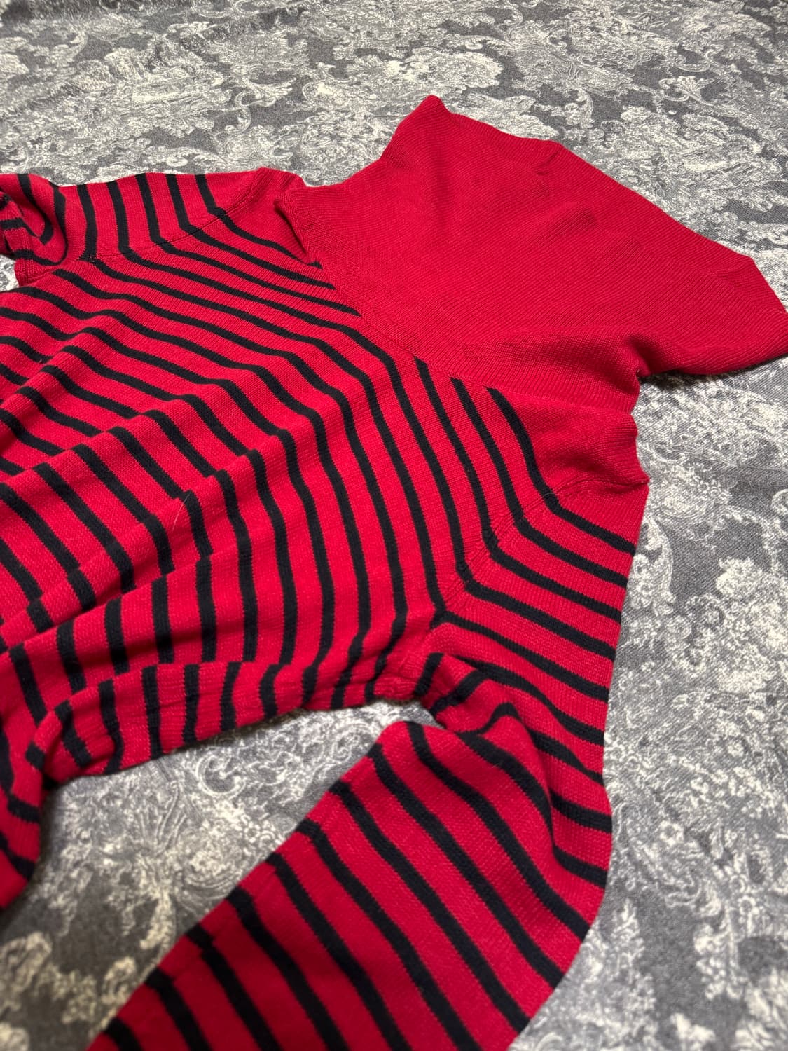 loose-neck stripe turtleneck  상품이미지4