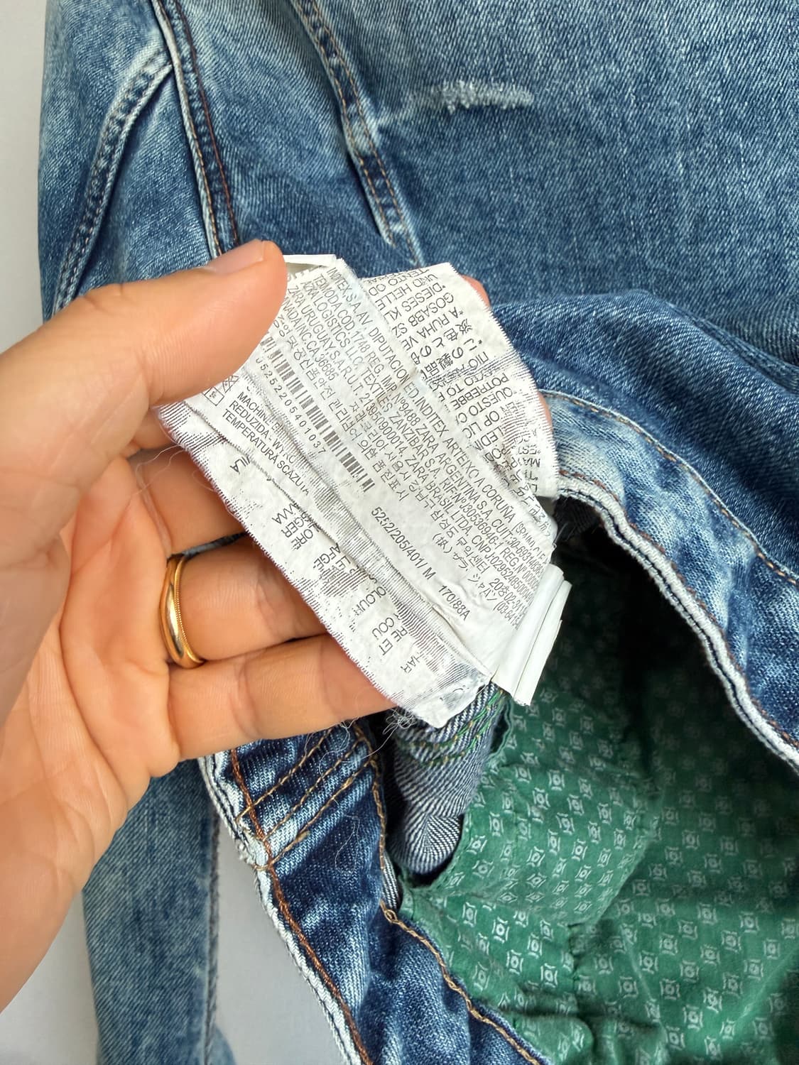 자라(ZARA) 워싱 데님 자켓 상품이미지8