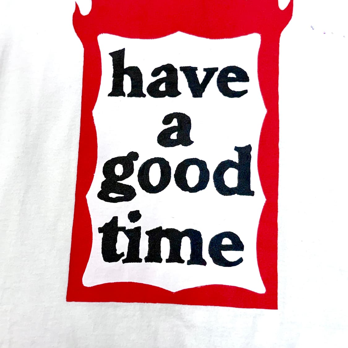 Have a good time Fire Frame 티셔츠 (XL) 상품이미지3