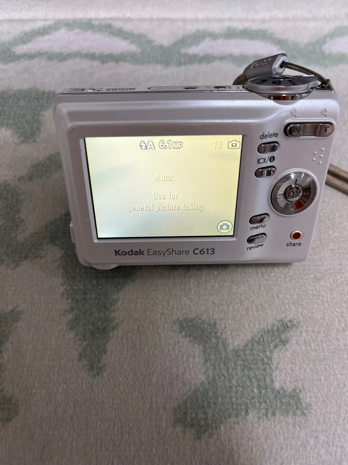 코닥 c613 펄화이트  빈티지 디카 카메라 상품이미지3