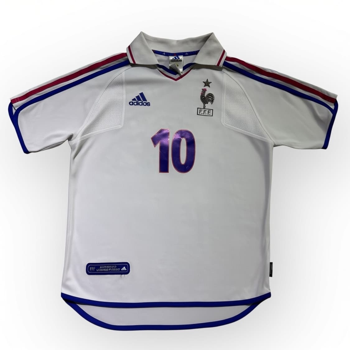 2000-01 아디다스 프랑스 어웨이 유니폼 NO.10 지단 상품이미지1