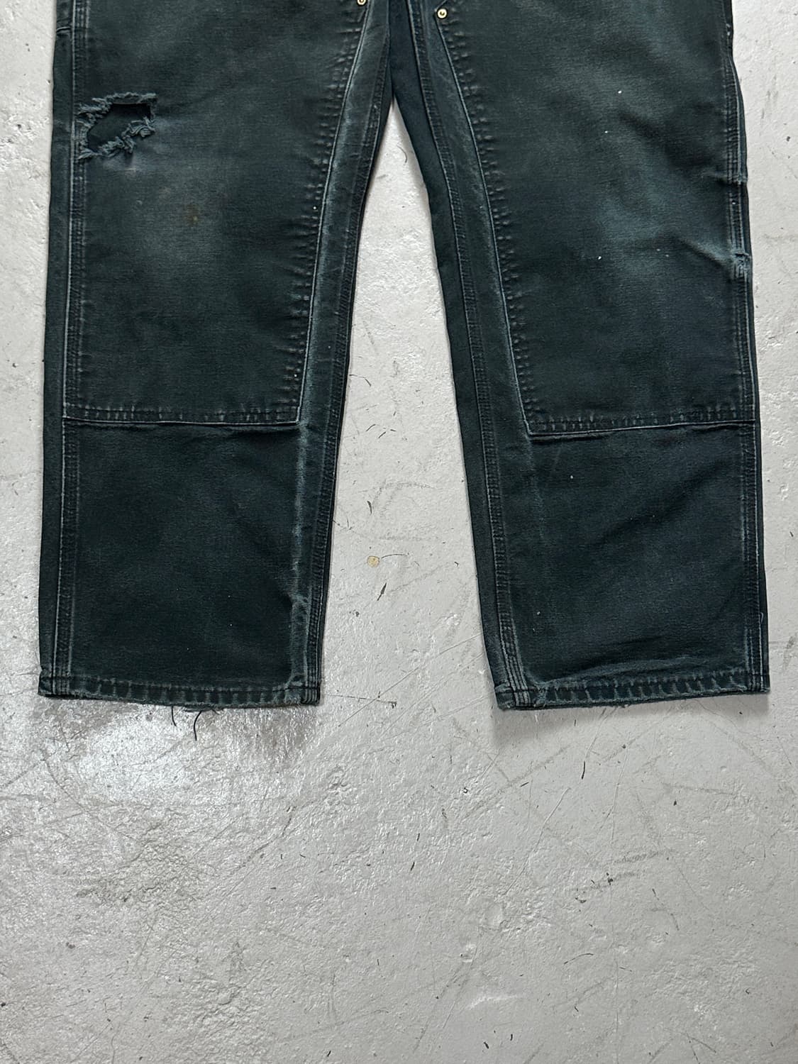 OG 칼하트 B01 더블니 블랙 칼하트 썩블니 워크팬츠 상품이미지8