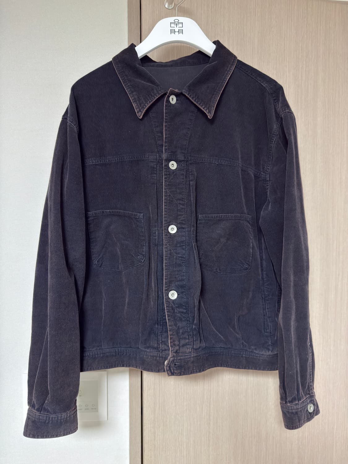 [3] 폴리테루 1011 페이즐리 트러커 다크퍼플네이비 상품이미지1