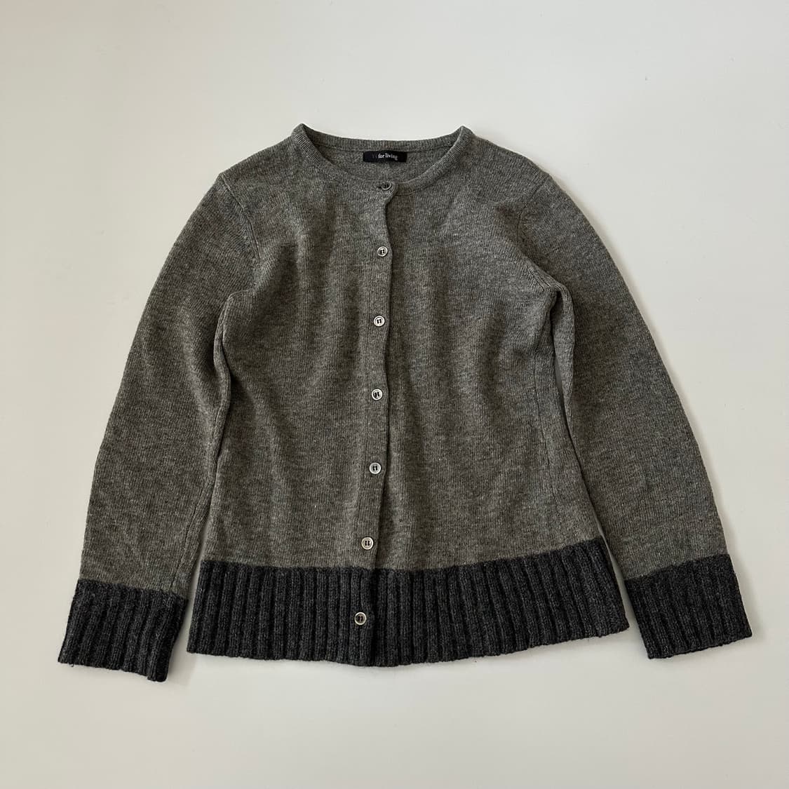 요지야마모토 y's for living 투톤 가디건 상품이미지1