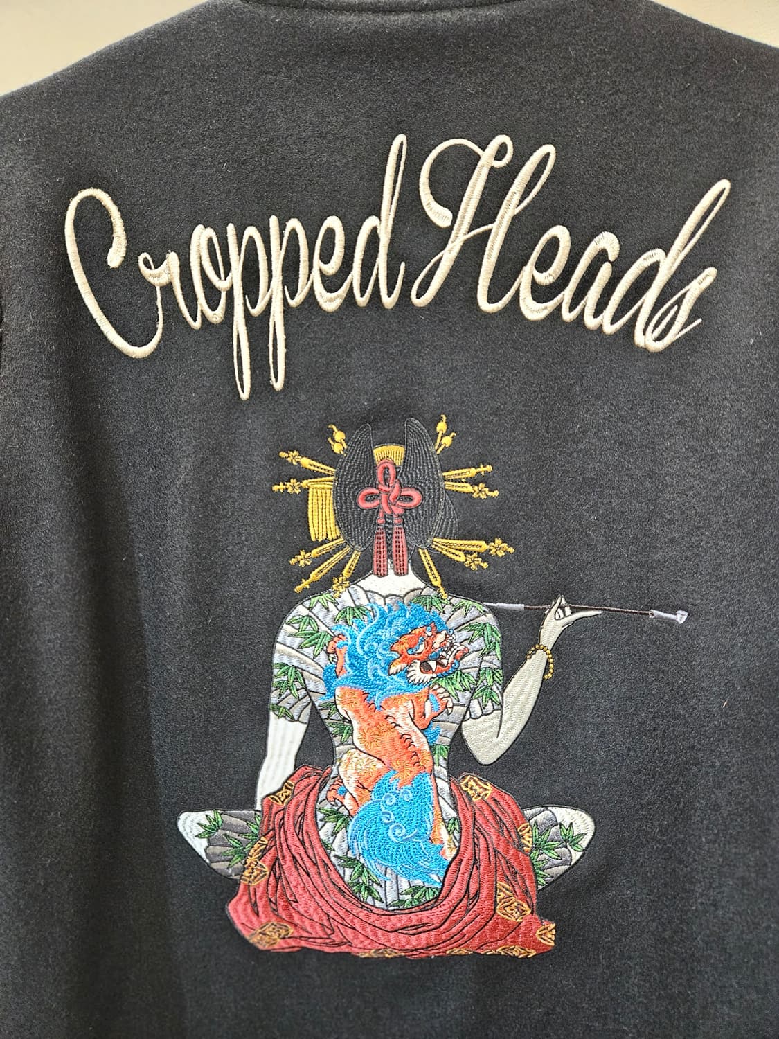 CROPPED HEADS 자수 스타디움 자켓 상품이미지5