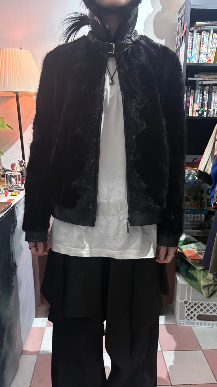 TTF✳️2006‘s johanex 양가죽/밍크 자켓/남녀공용 상품이미지3