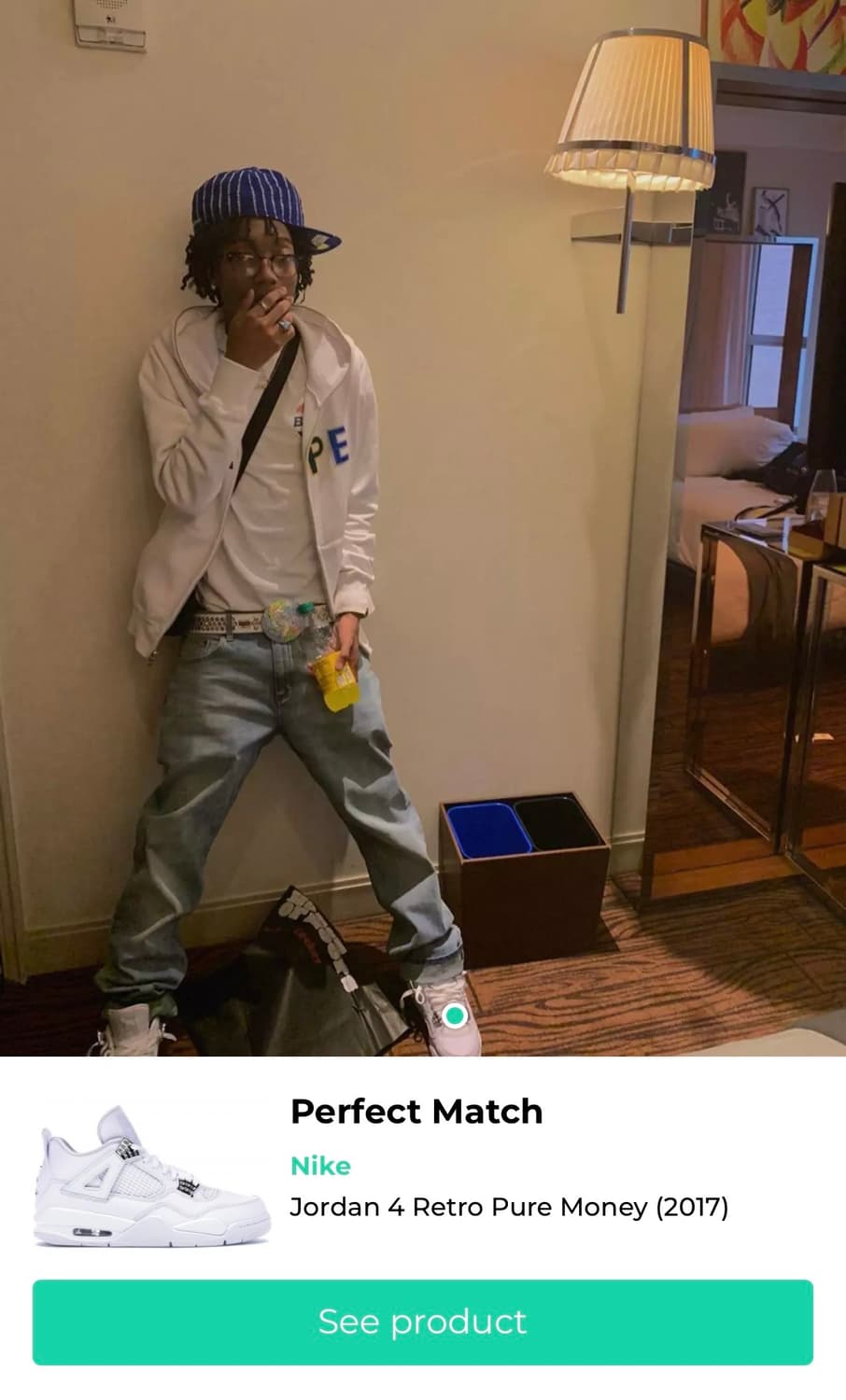 Jordan 4 25th Silver Anniversary 상품이미지2