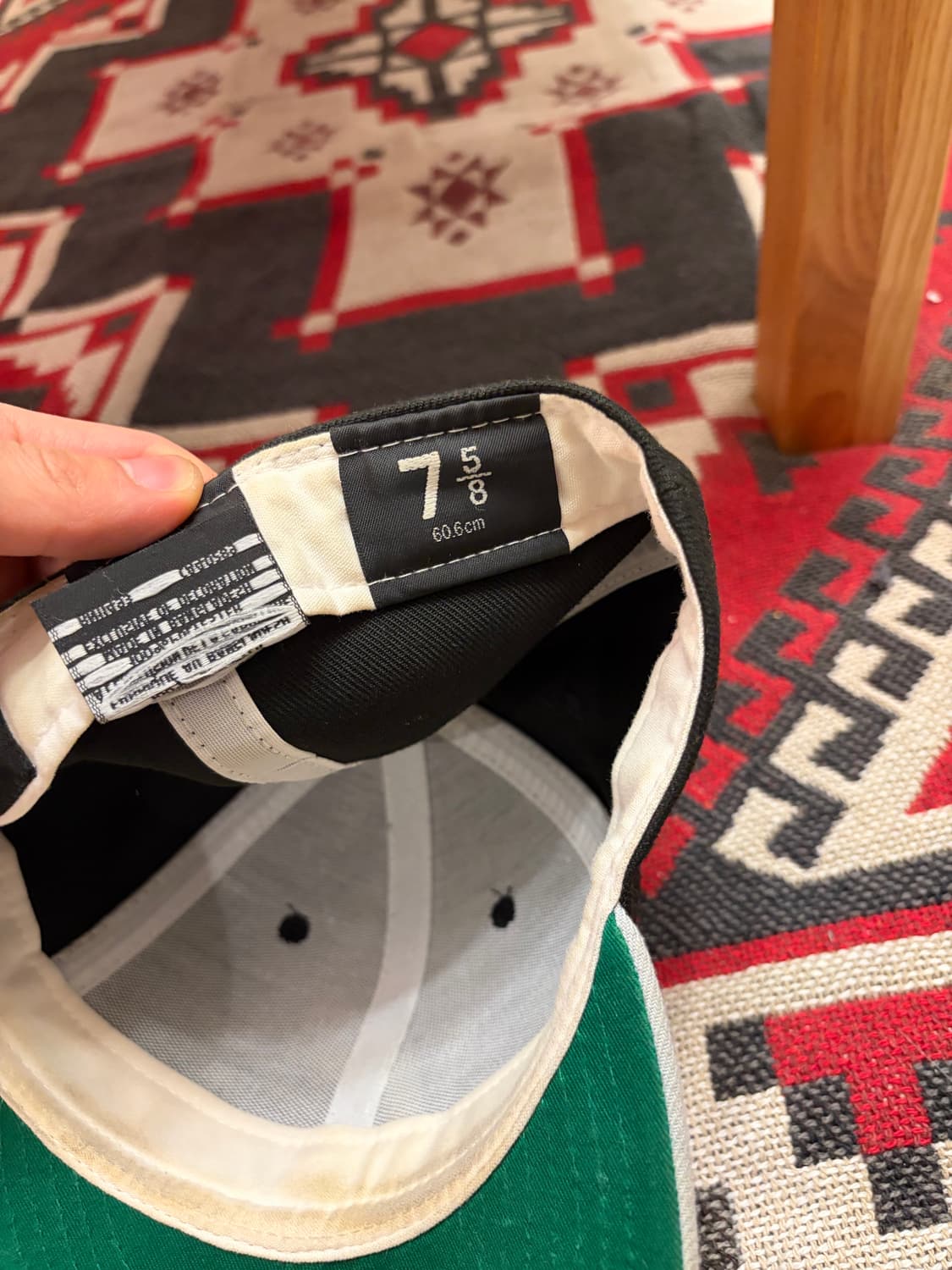 60.6cm 팔라스 P 뉴에라 LP 59피프티 블랙 그레이 - 24SS 상품이미지3