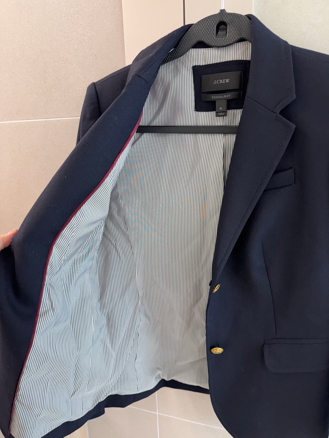 제이크루 여성 네이비 울자켓 상품이미지4