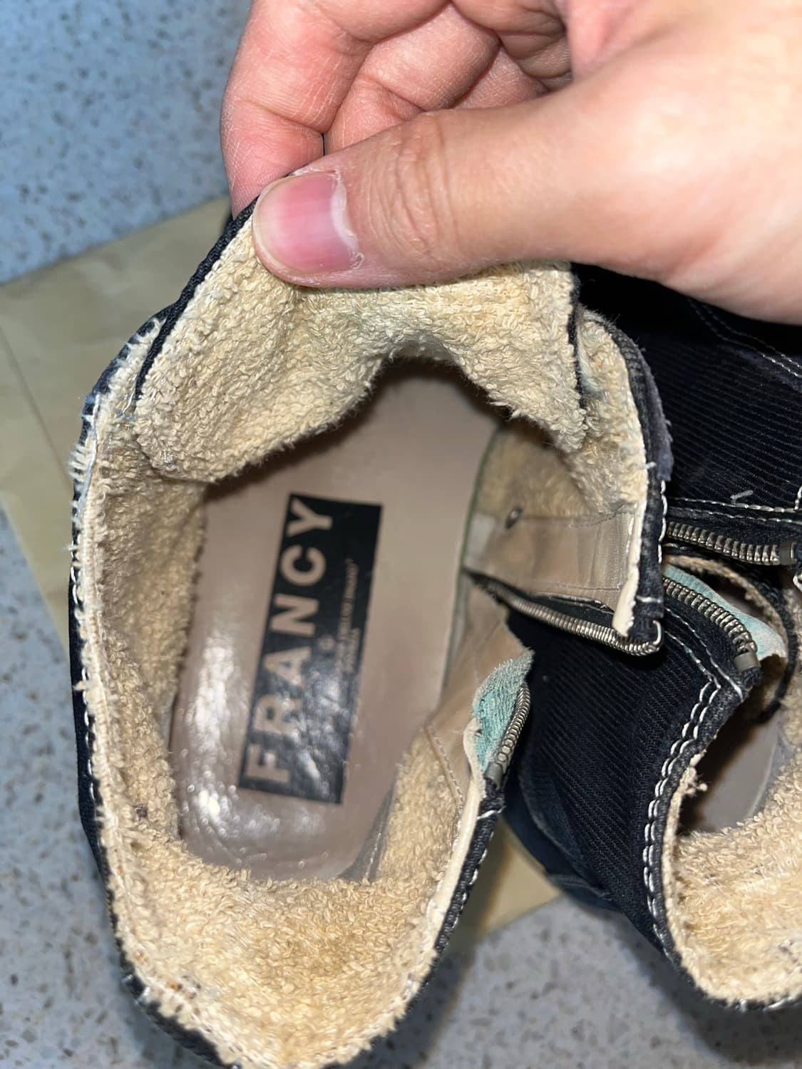 [42/270] 골든구스 프란시 하이탑 블랙 상품이미지8