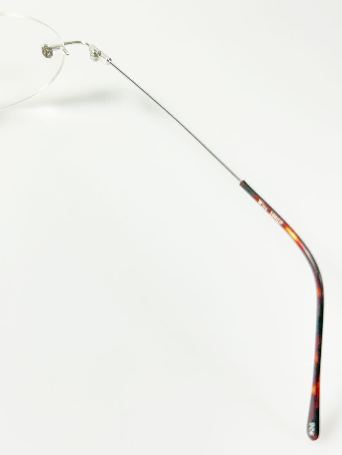 WINS 실버 오벌 무테 메탈 프레임 빈티지 안경 상품이미지6