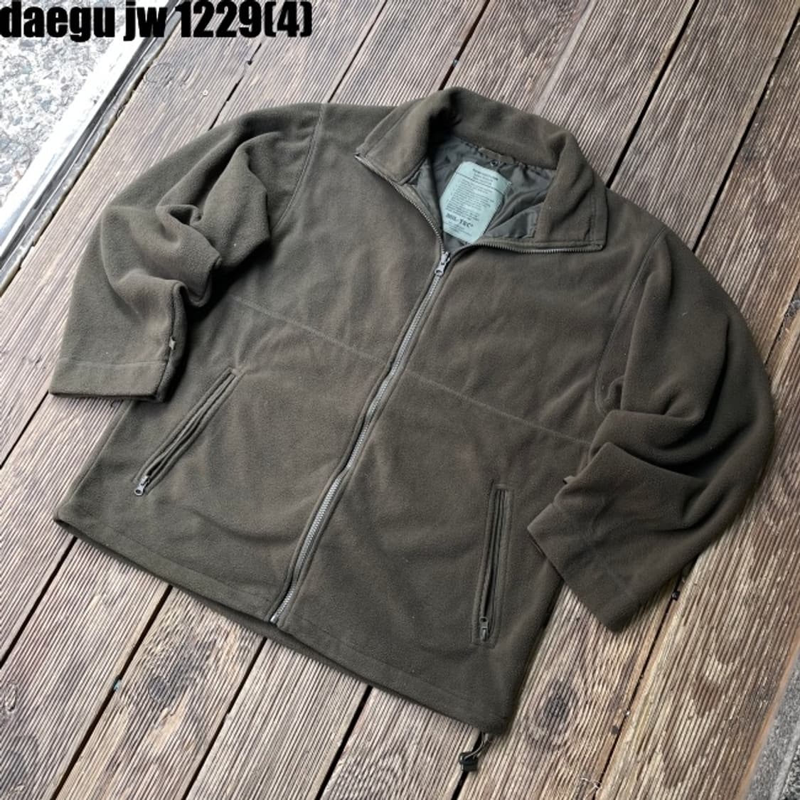 밀리터리 플리스 집업 상품이미지1