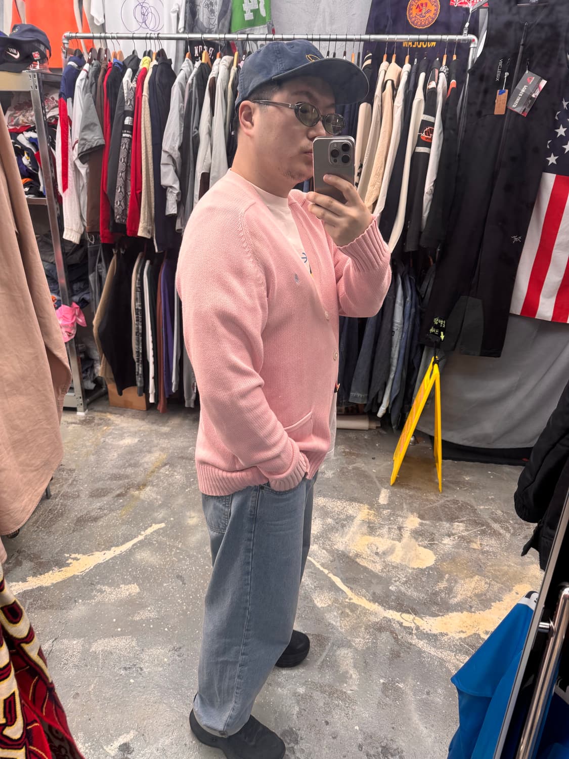 폴로 핑크 가디건 상품이미지8