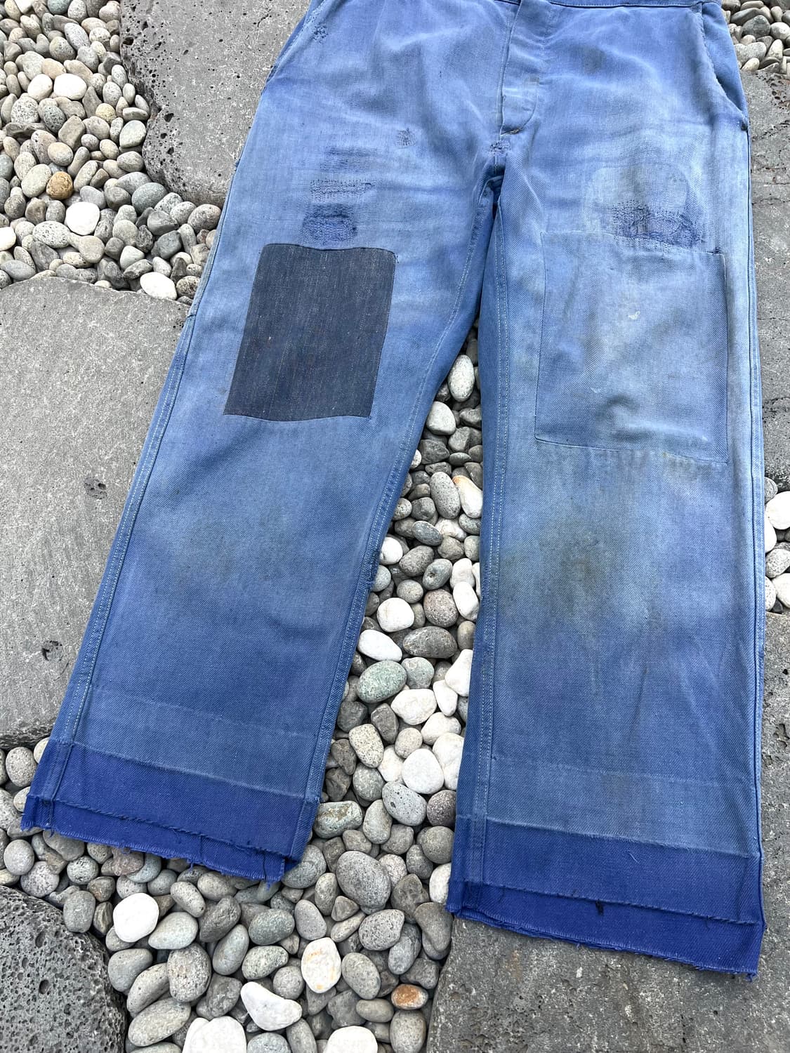 HARD FADED WASHING PATCHWORK 패치워크프렌치워크팬츠 상품이미지7