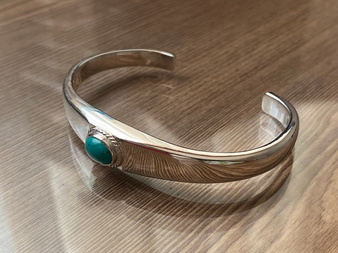 퍼스트 애로우즈 인디언주얼리 나바호 실버 은 뱅글 팔찌 새상품 상품이미지4