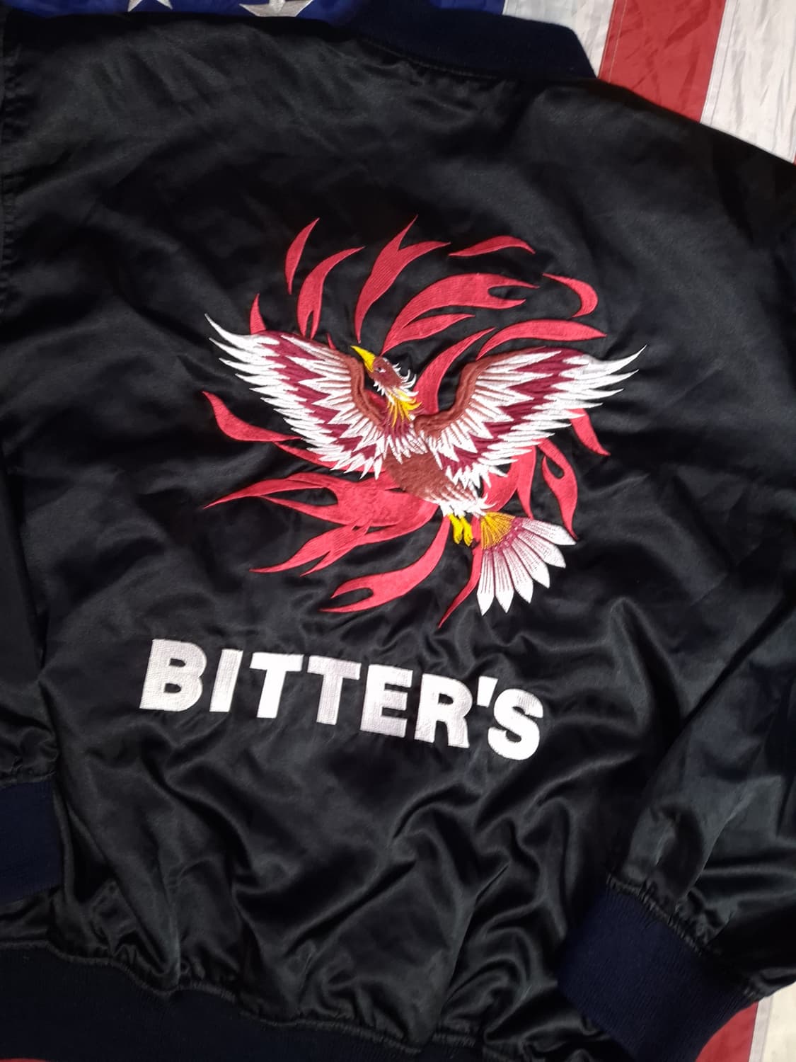 오리지날 일본판 산토리 비터스  BITTER'S 자수 스카잔 상품이미지2