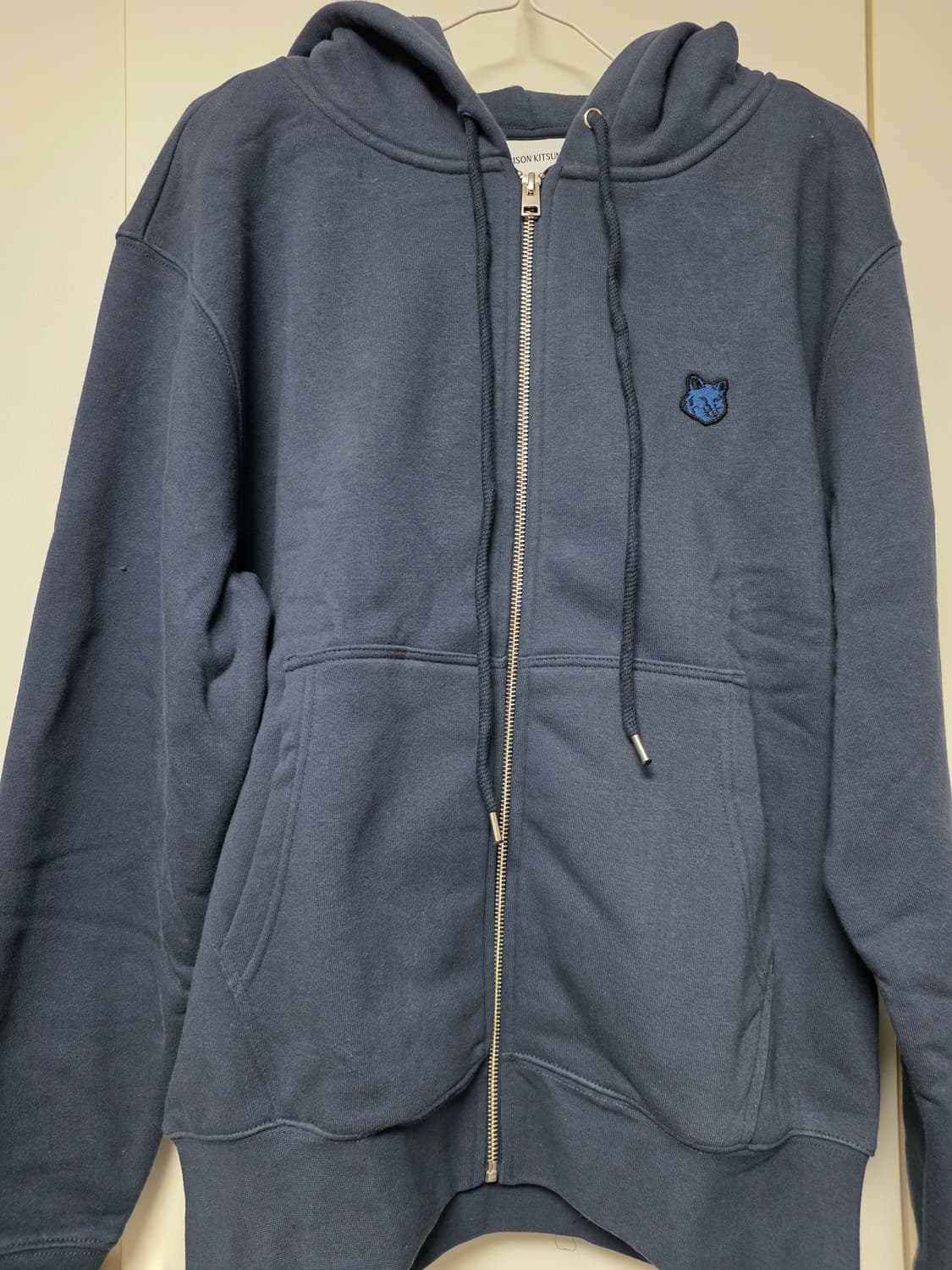 메종키츠네 후드집업 네이비 상품이미지1
